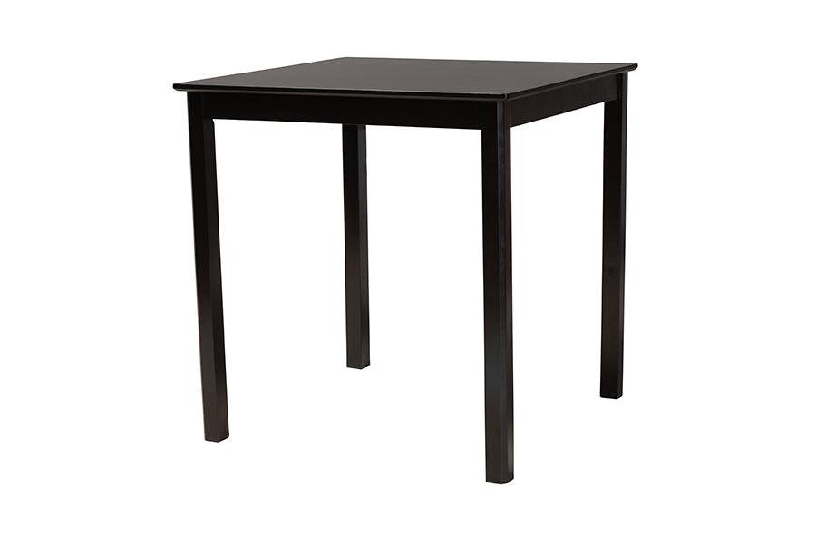 Lenoir Modern Espresso Finished Wood Counter Height Pub Table