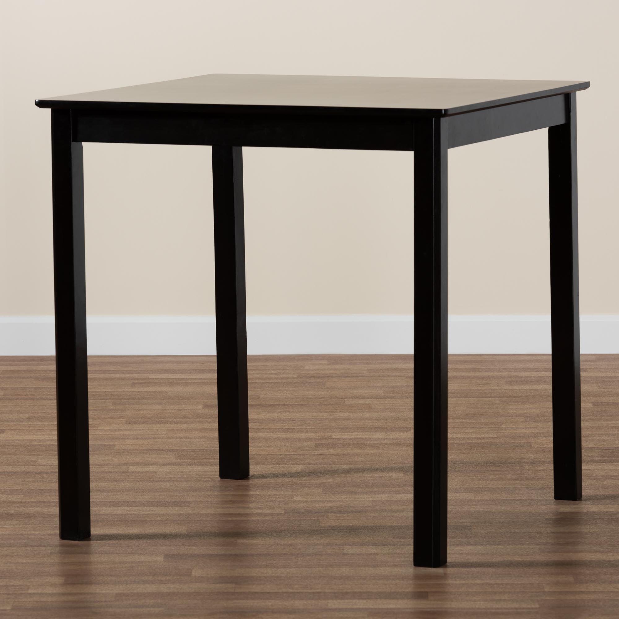 Lenoir Modern Espresso Finished Wood Counter Height Pub Table