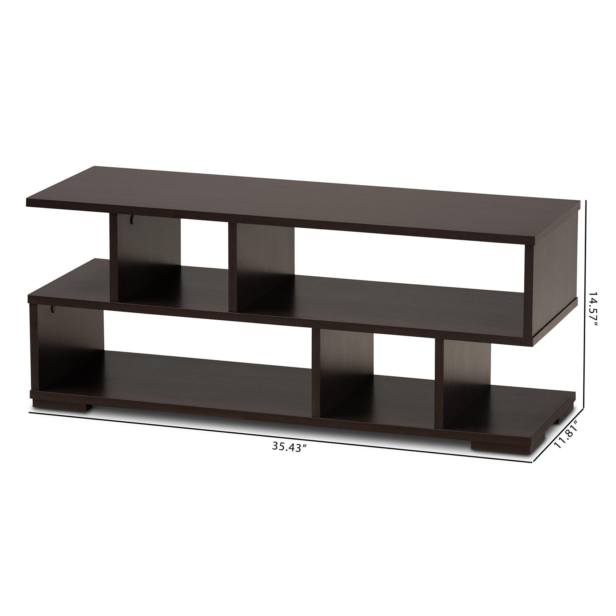 Arne Modern and Contemporary Finished Wood TV Stand