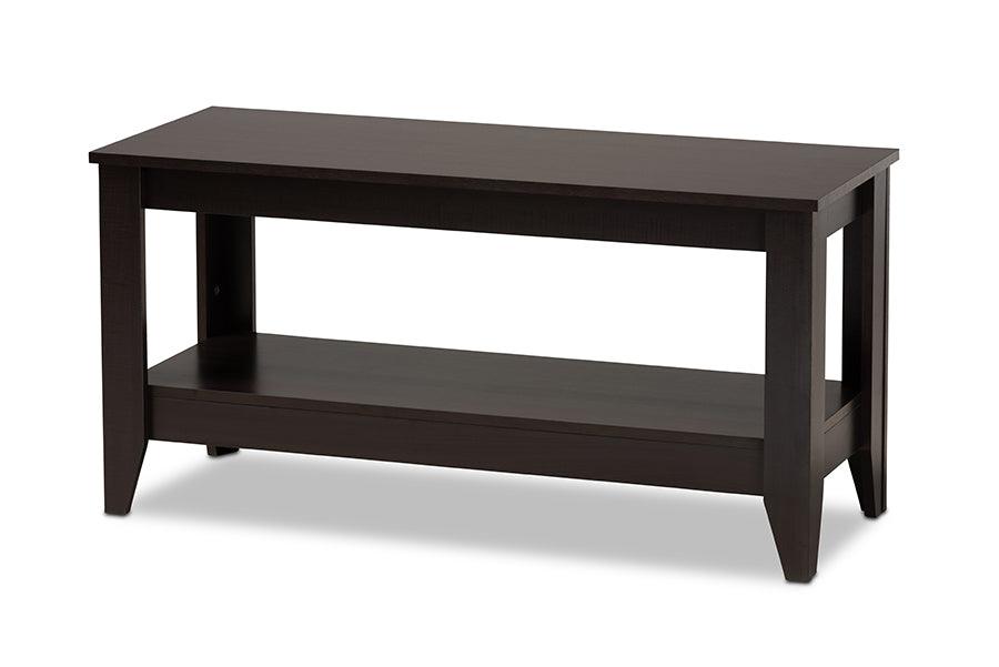 Elada Modern and Contemporary Finished Wood Coffee Table