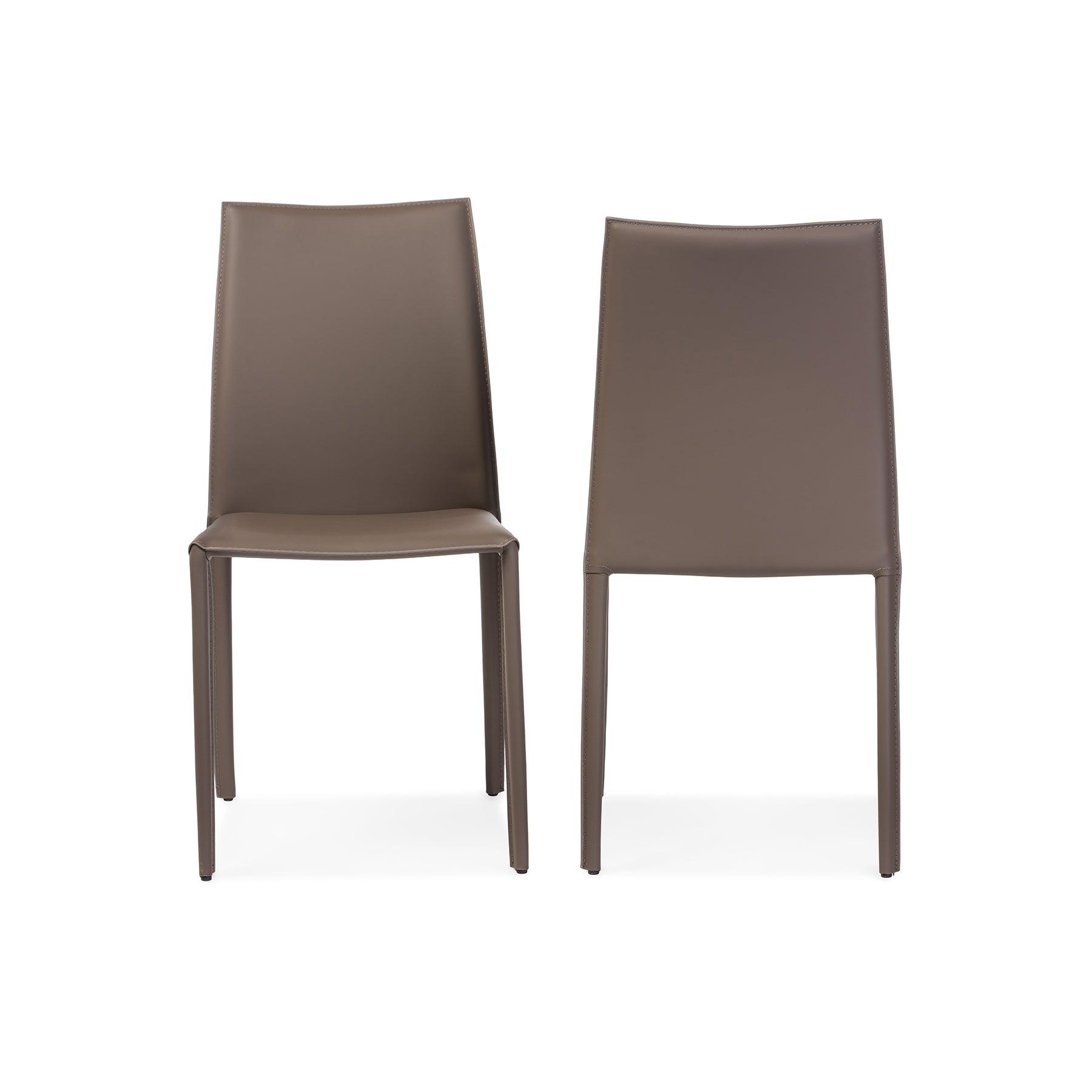 Rockford Modern and Contemporary Bonded Leather Upholstered Dining Chair (Set of 2)