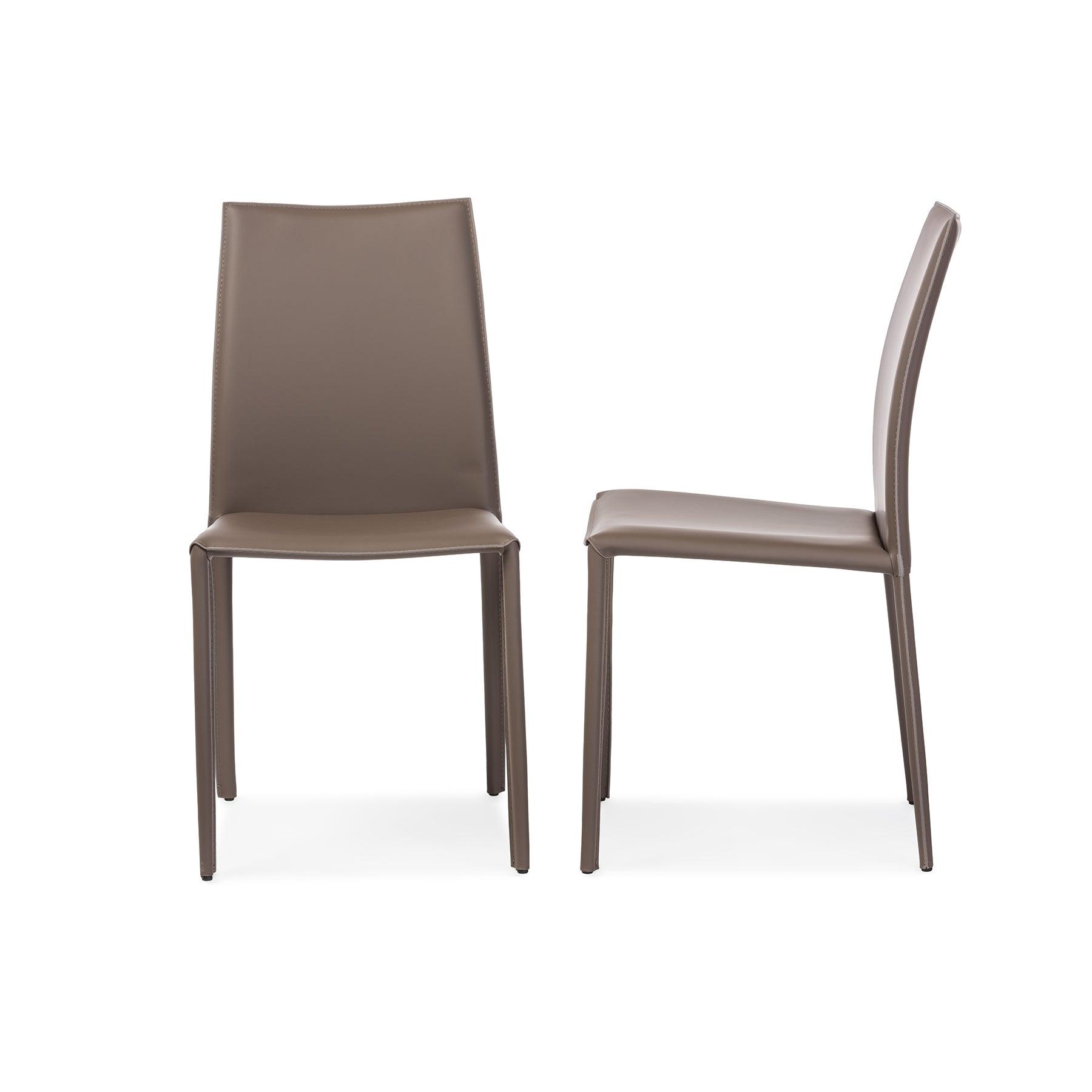 Rockford Modern and Contemporary Bonded Leather Upholstered Dining Chair (Set of 2)