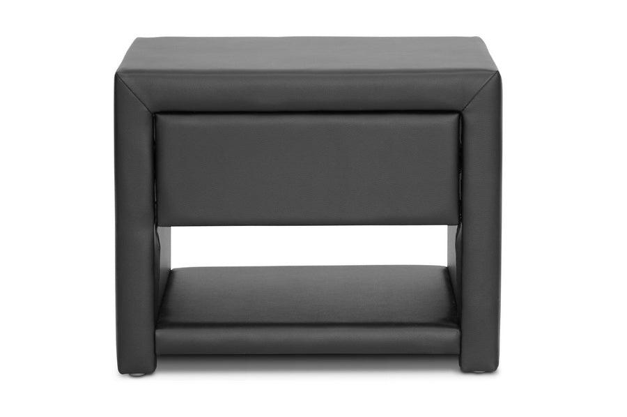 Massey Upholstered Modern Nightstand