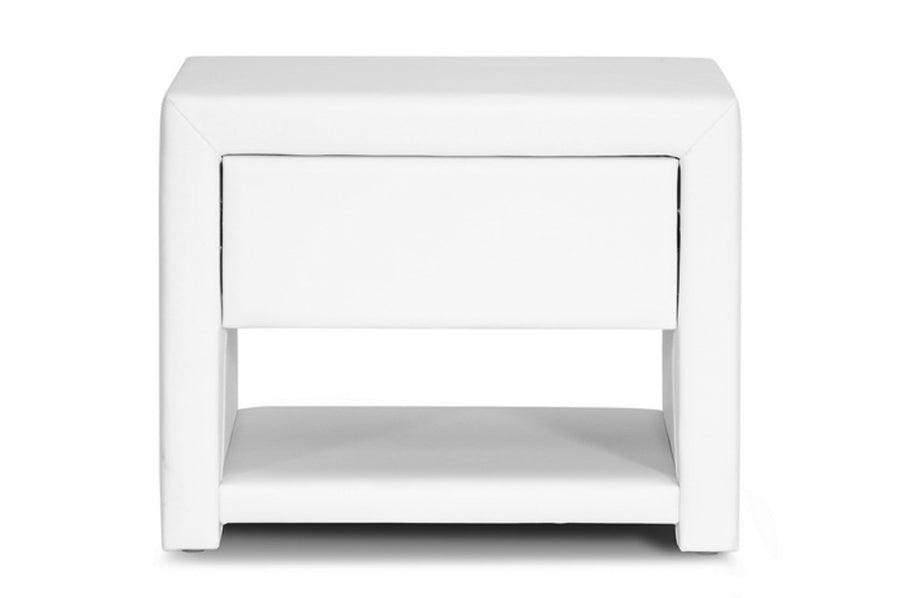 Massey Upholstered Modern Nightstand