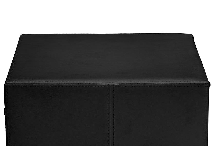 Dorian Faux Leather Upholstered Modern Nightstand