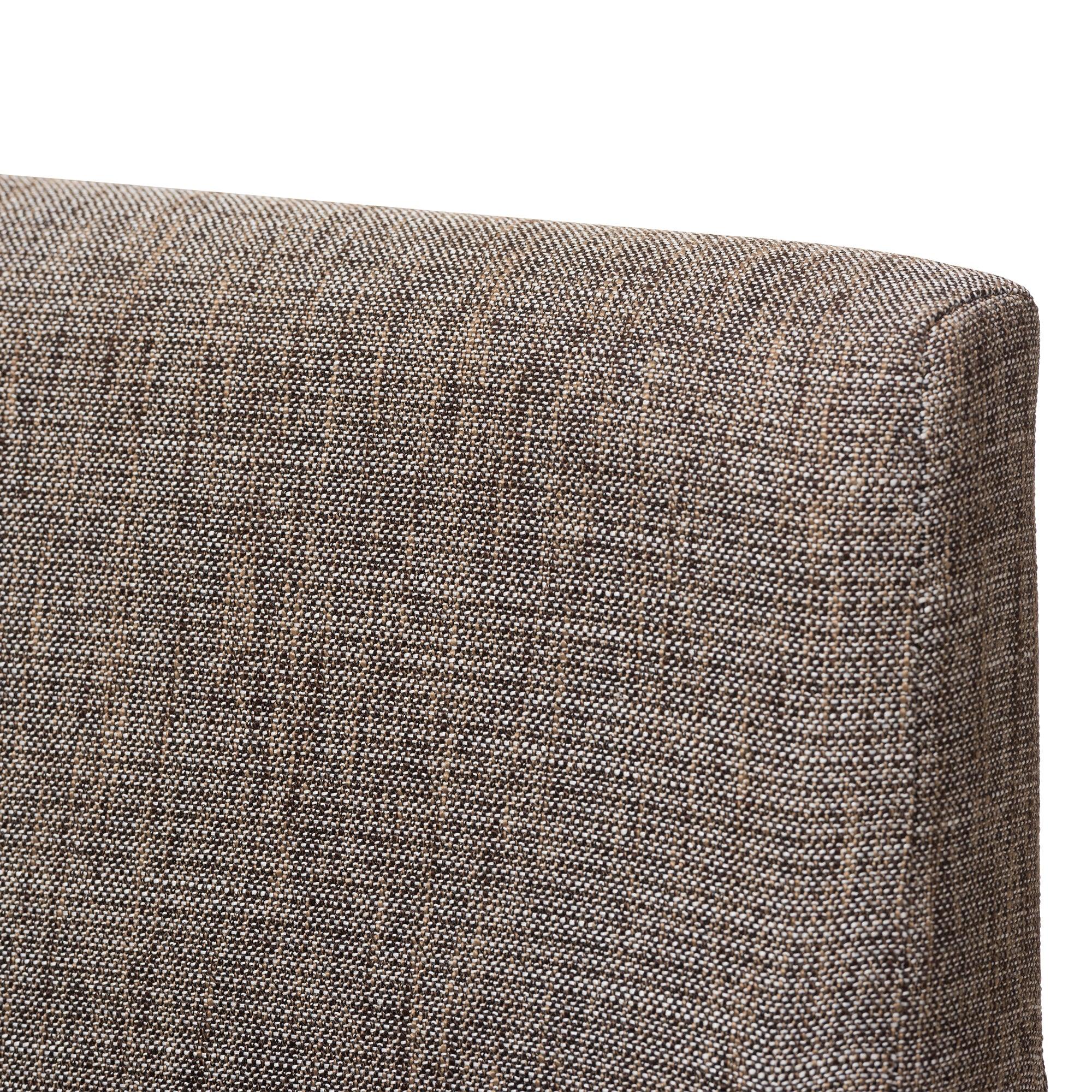 Nexus Mid-Century Modern Wood Finishing and Gravel Fabric Upholstered Arm Chair (Set of 2)