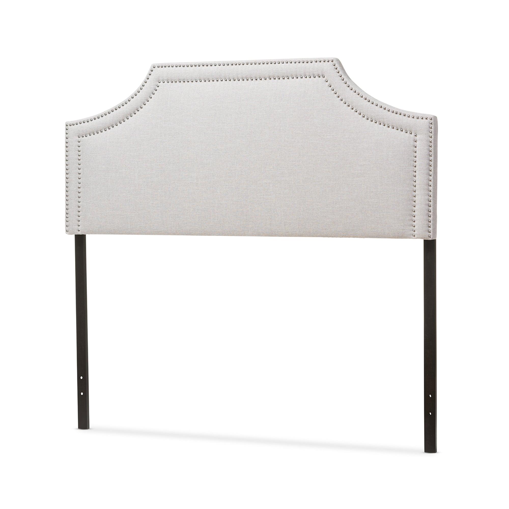 Avignon Modern and Contemporary ish Fabric Upholstered Headboard