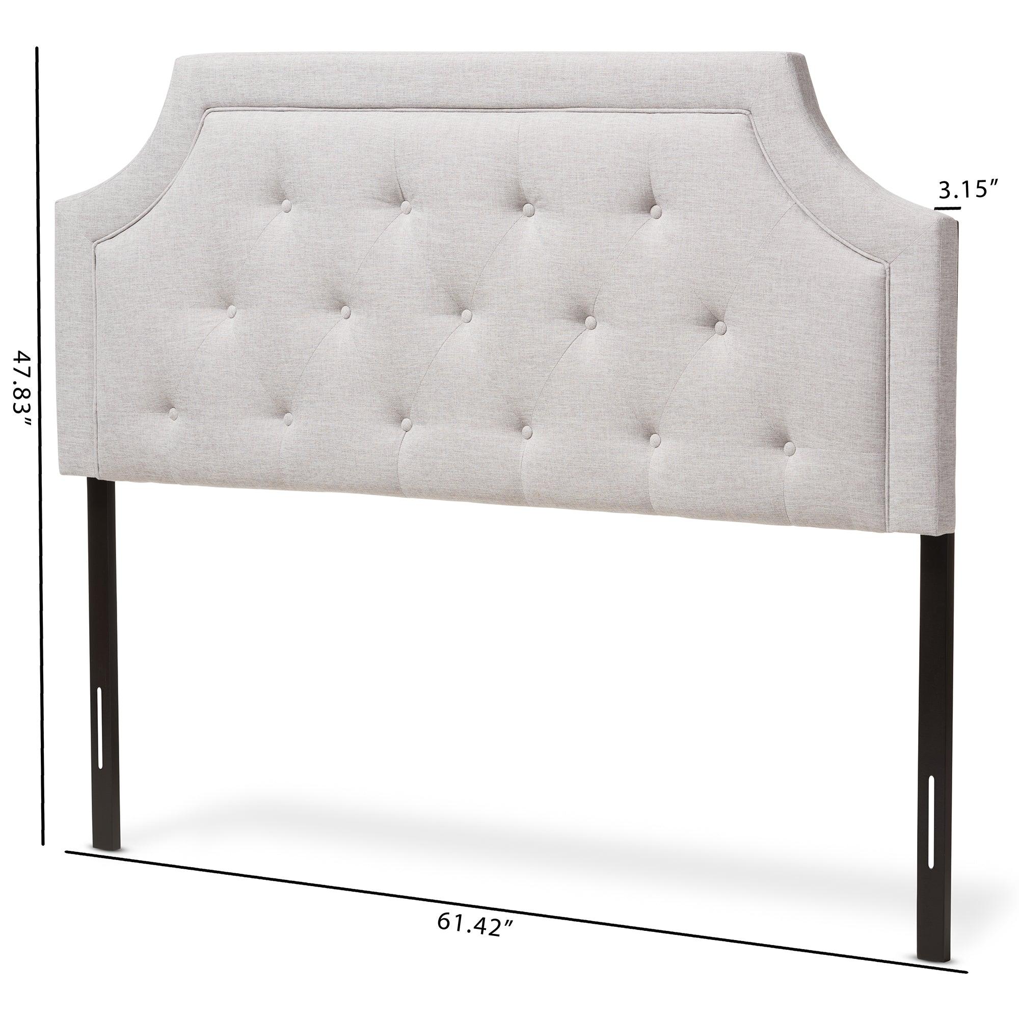 Mars Modern and Contemporary ish Fabric Headboard