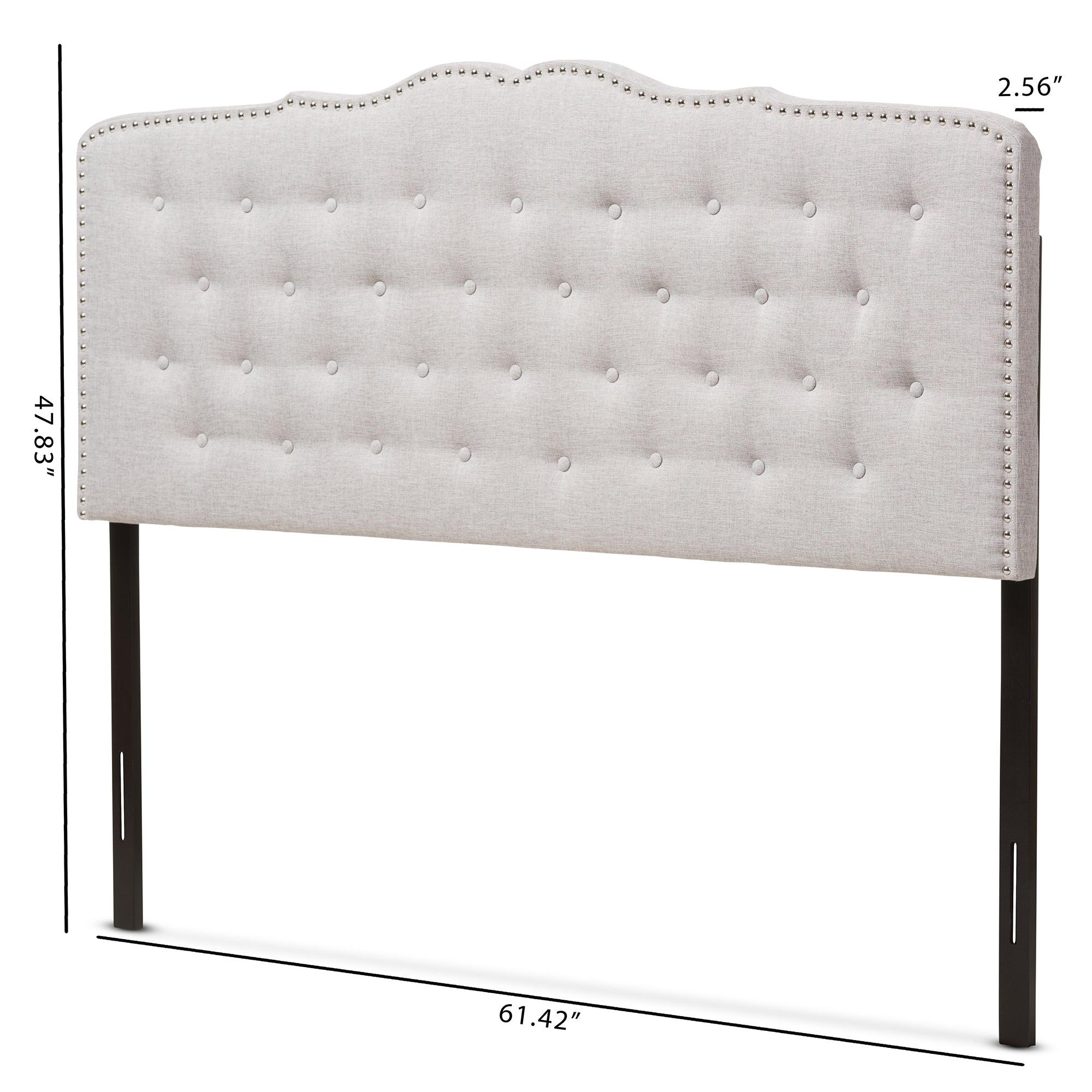 Lucy Modern and Contemporary ish Fabric Headboard