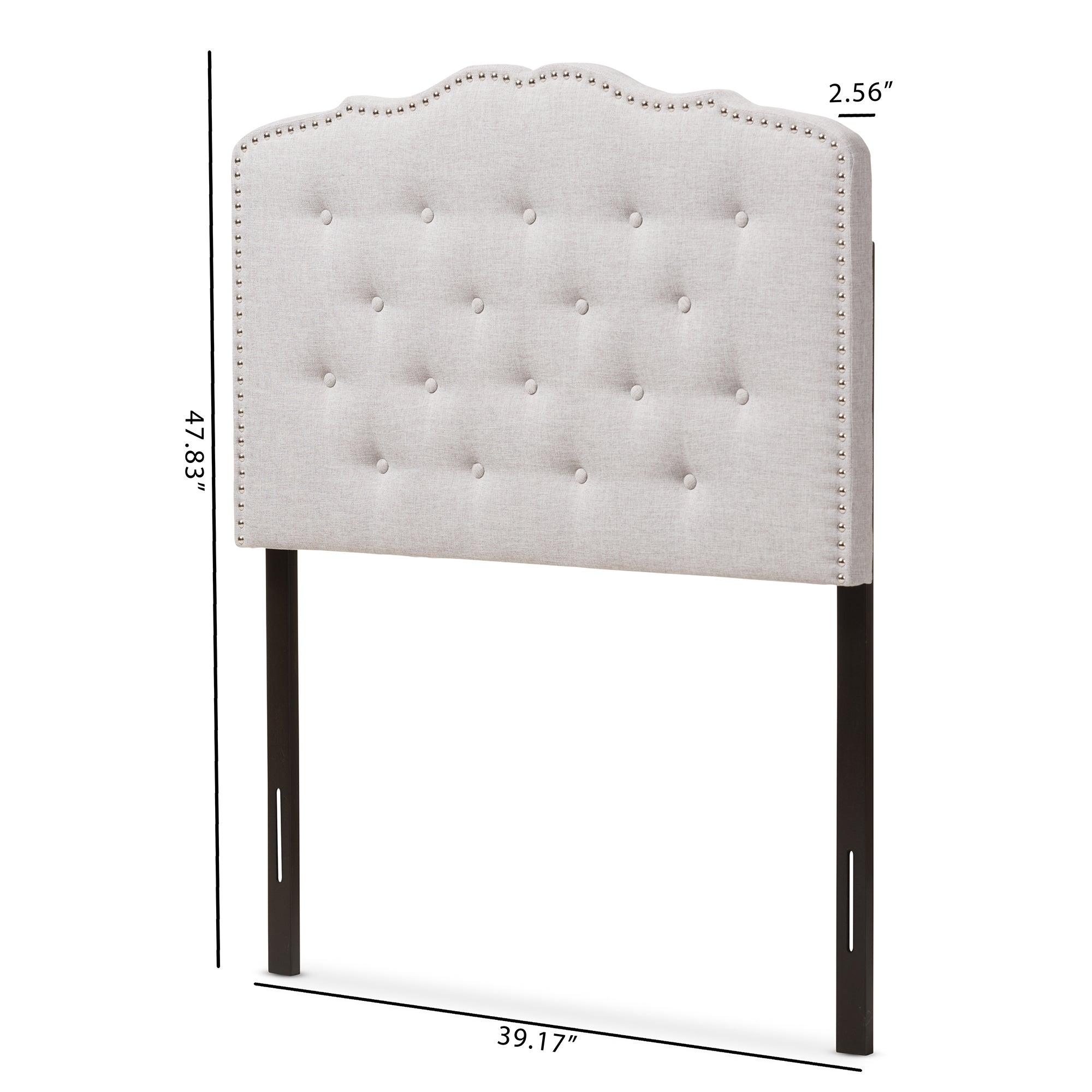 Lucy Modern and Contemporary ish Fabric Headboard