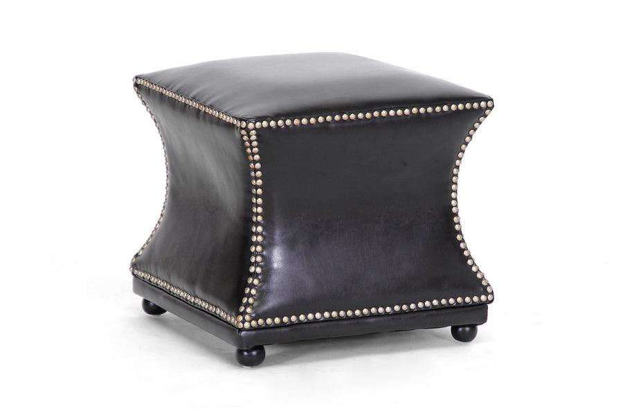 Ellastone Modern Leather Ottoman