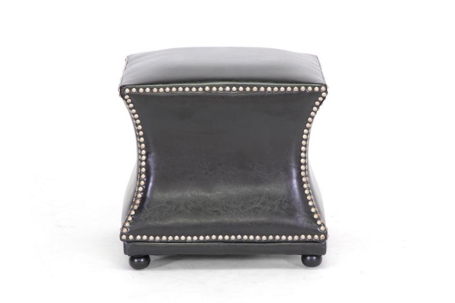 Ellastone Modern Leather Ottoman