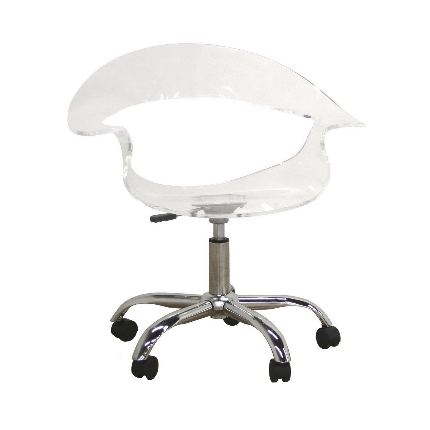 Elia Acrylic Swivel Chair