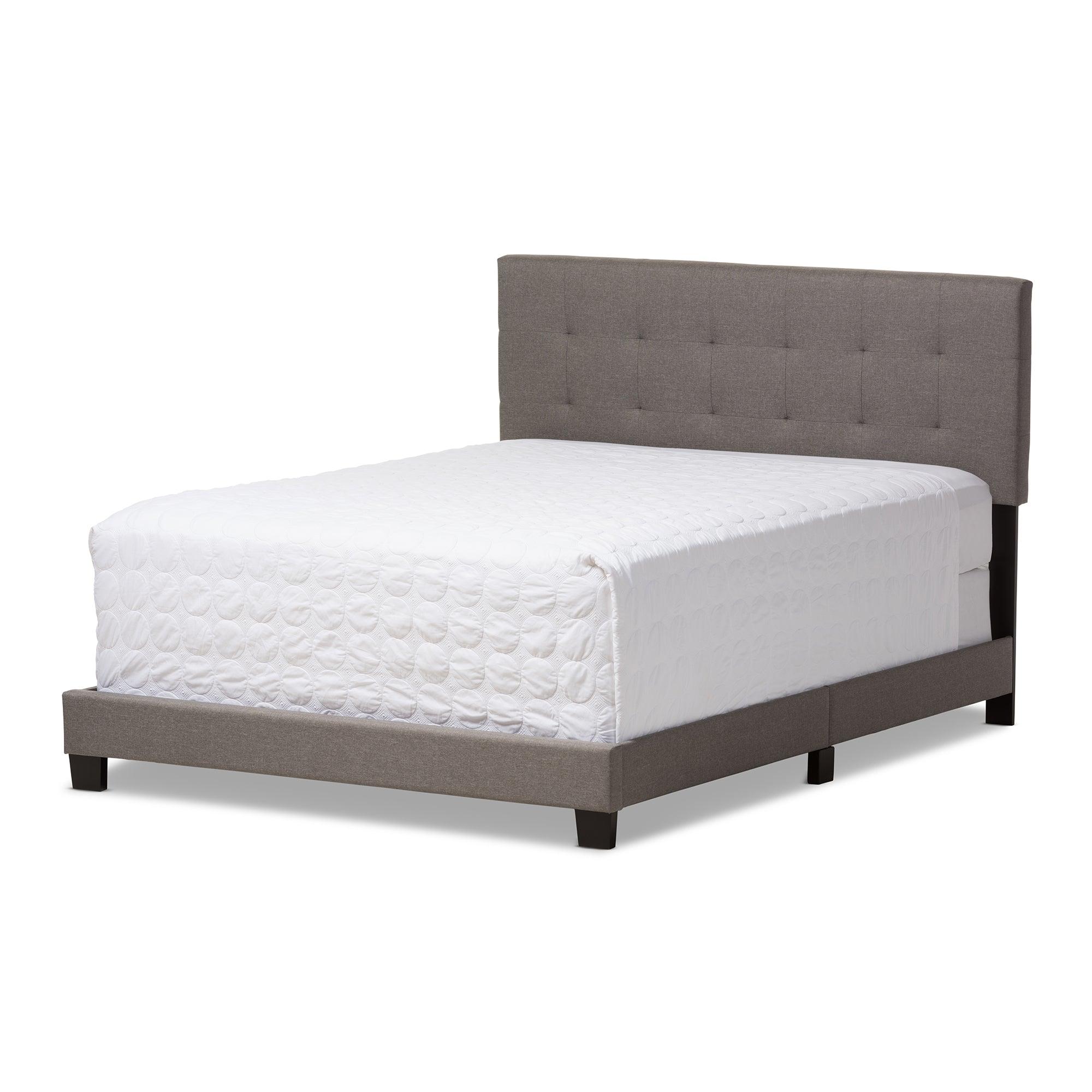 Brookfield Modern and Contemporary Fabric Upholstered Grid-tufting Bed