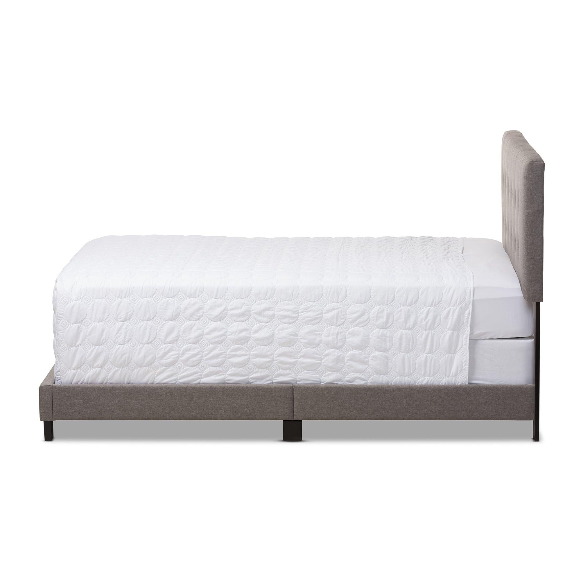 Brookfield Modern and Contemporary Fabric Upholstered Grid-tufting Bed