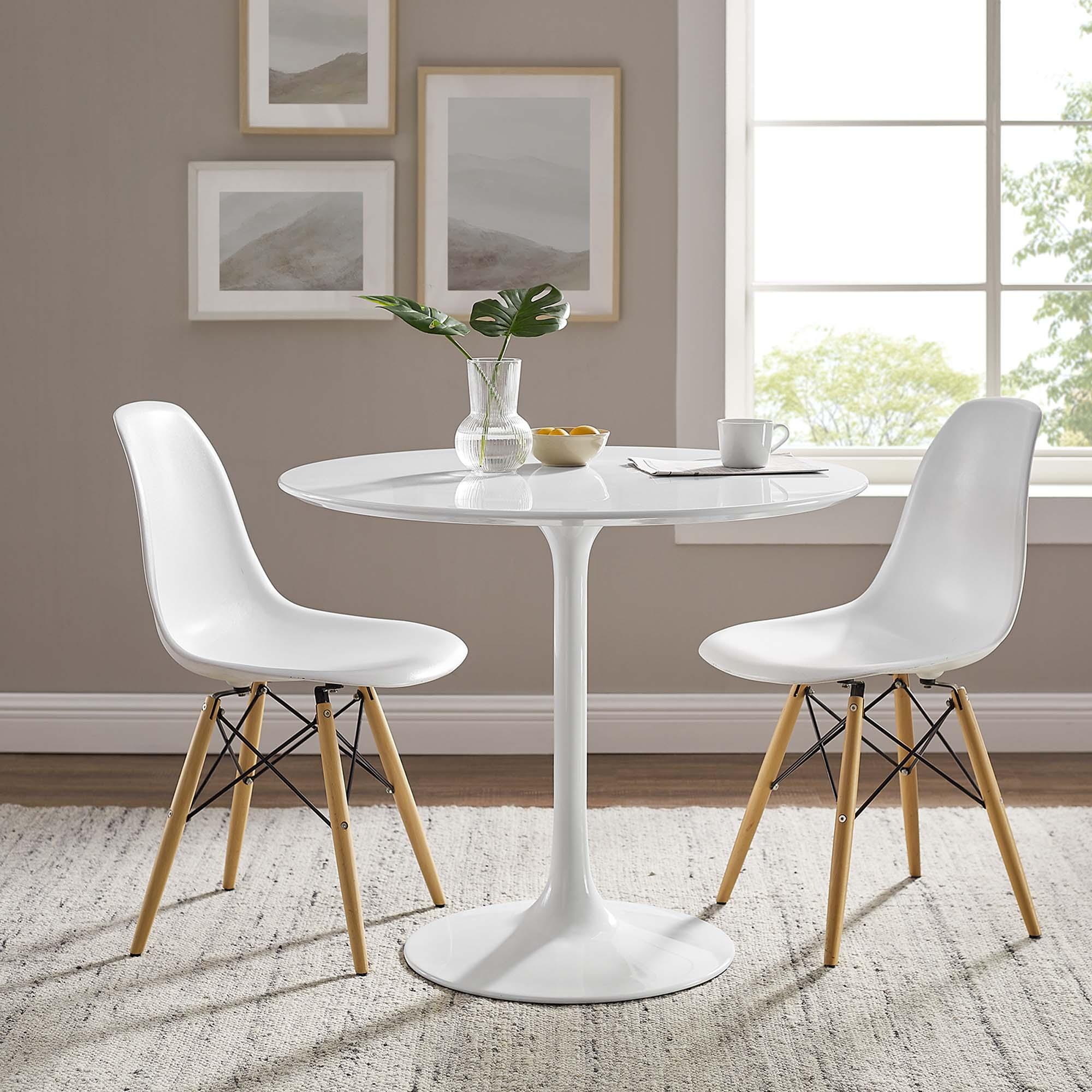 Lippa 36" Round Wood Dining Table