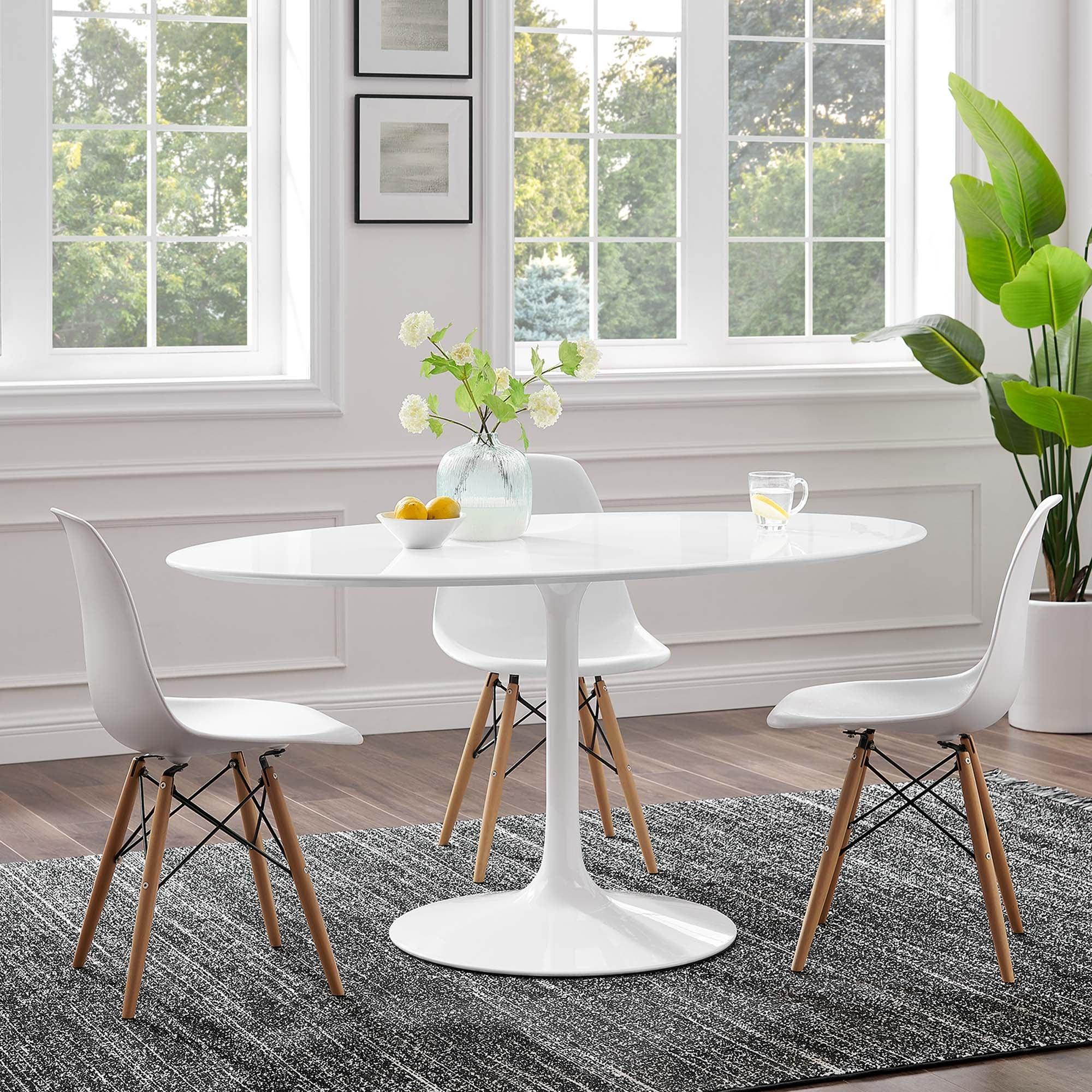 Lippa 60" Oval Wood Dining Table