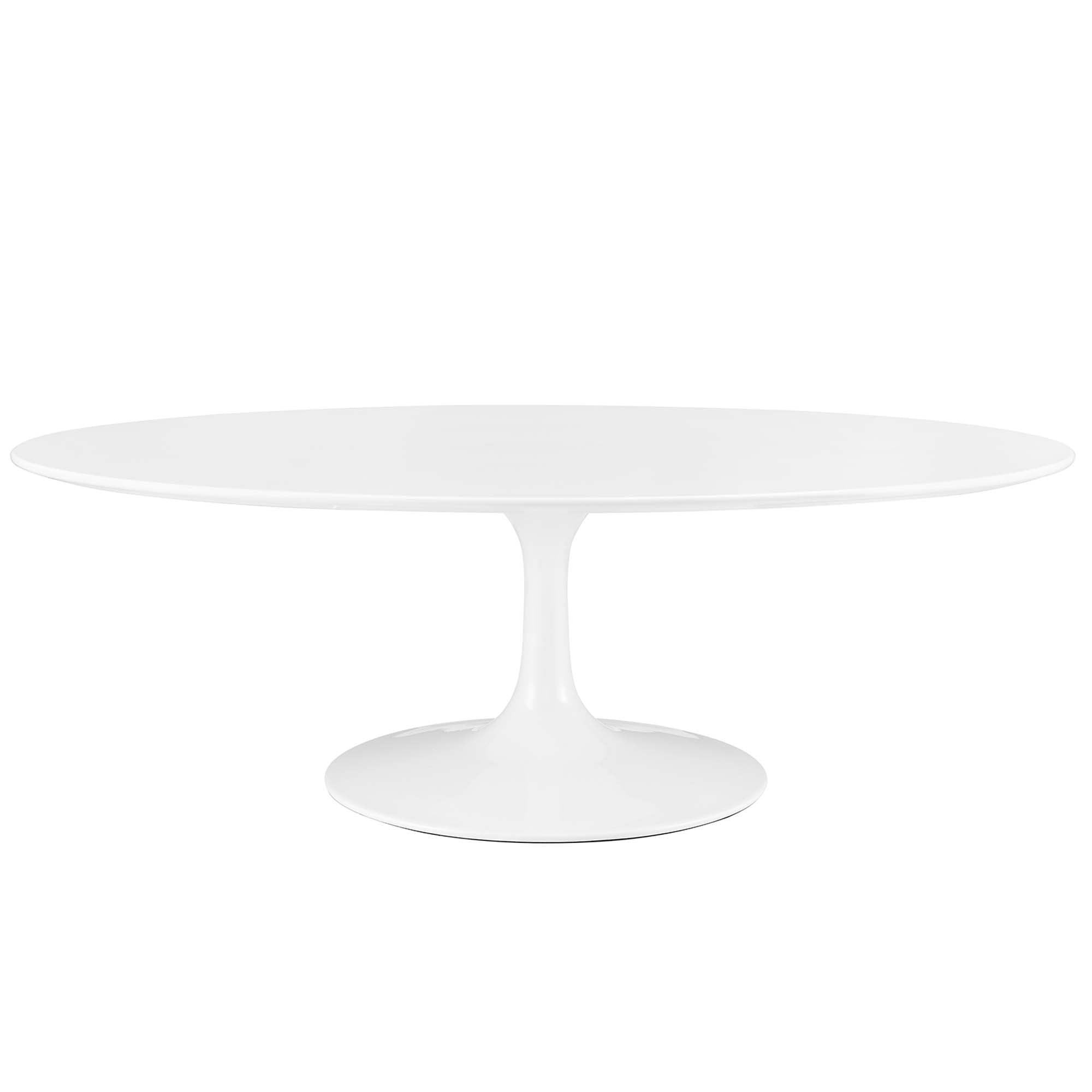 Lippa 48" Oval-Shaped Wood Coffee Table