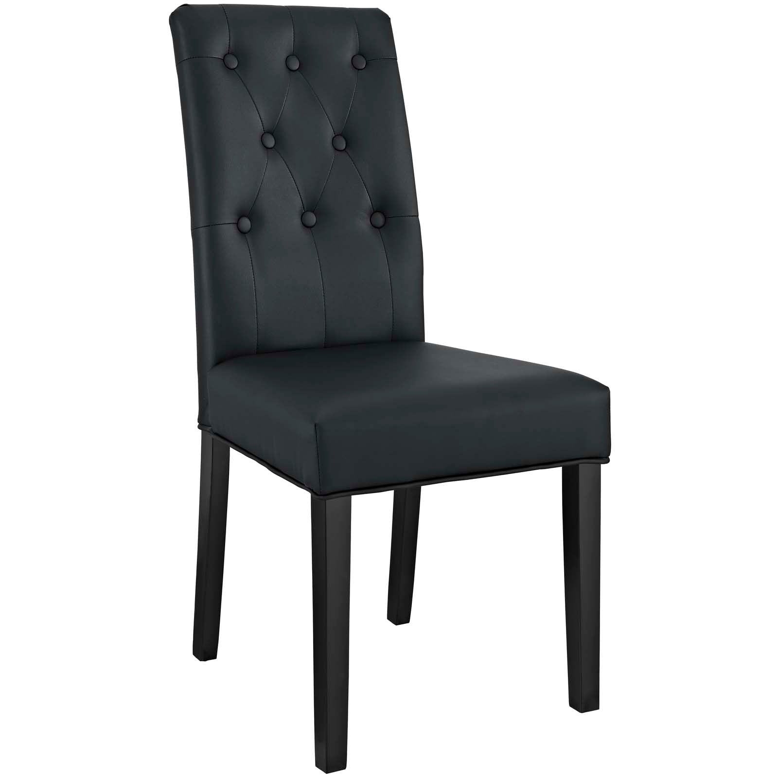 Confer Dining Side Chair Vinyl Set of 4-Dining Chair-Modway-Wall2Wall Furnishings