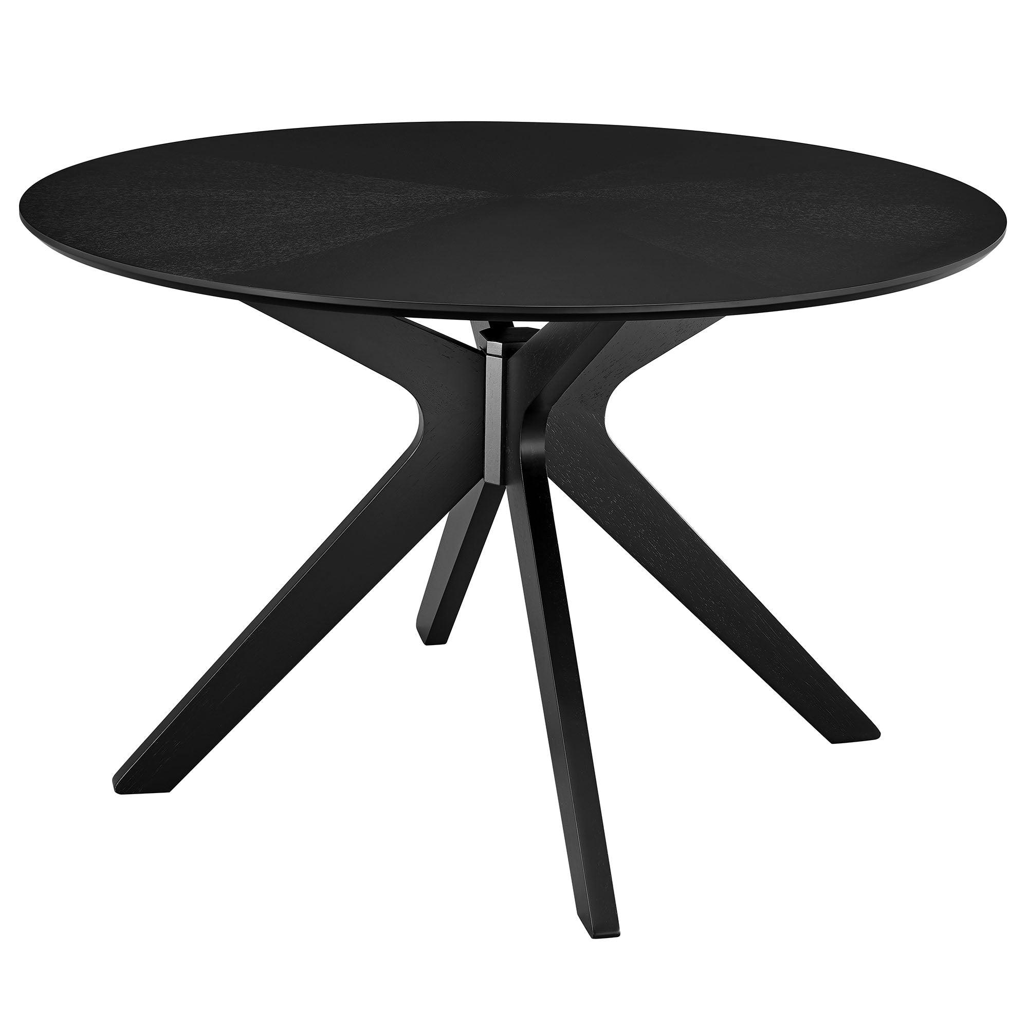 Crossroads 47" Round Wood Dining Table