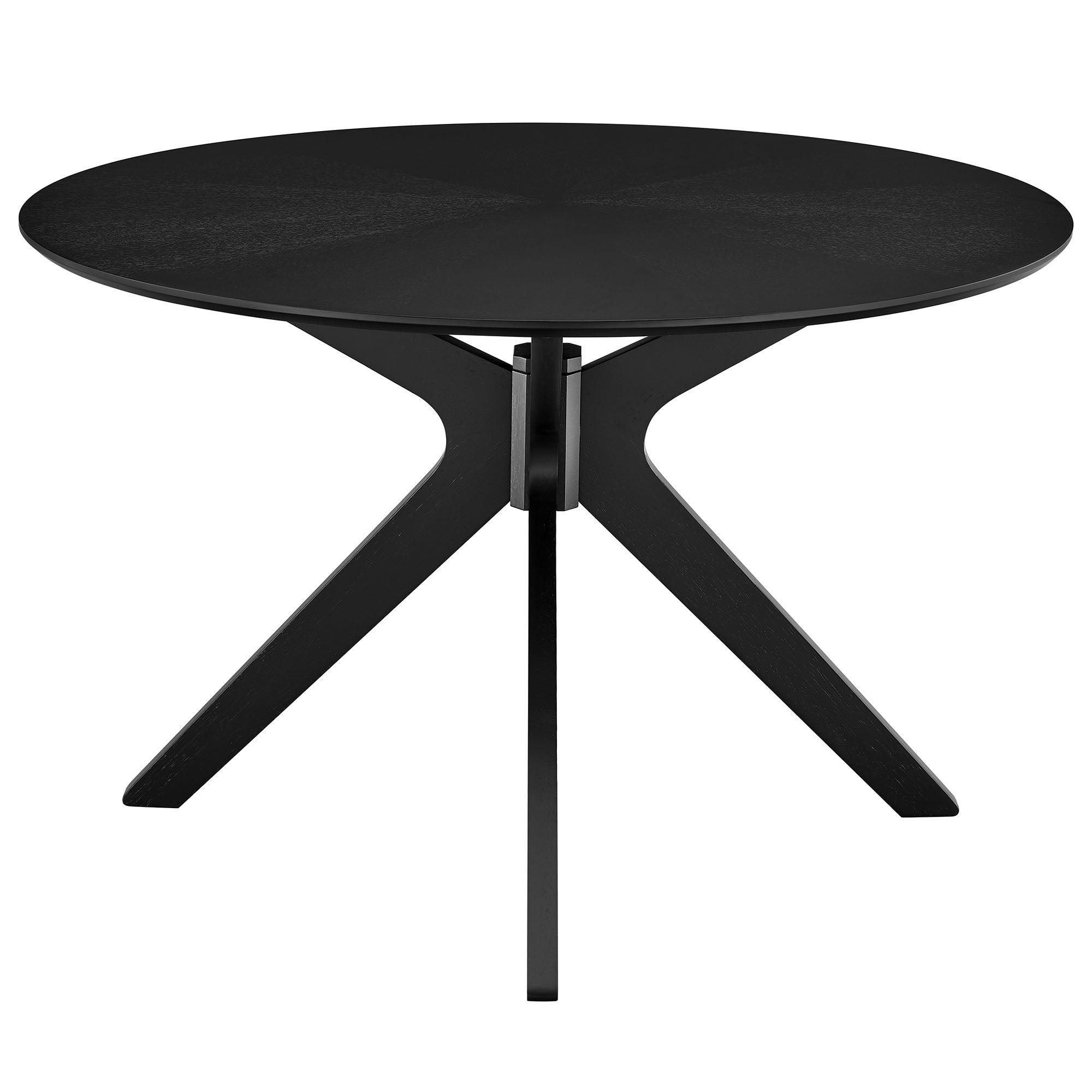 Crossroads 47" Round Wood Dining Table