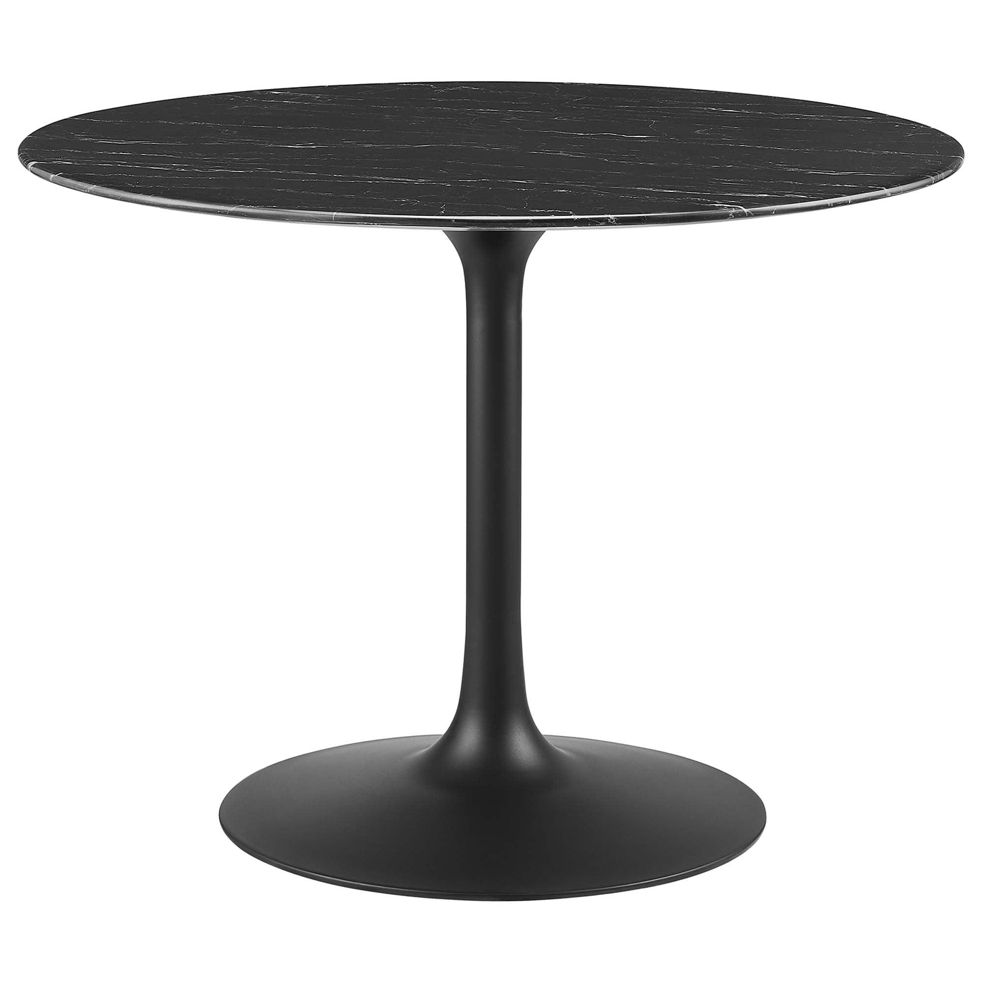 Lippa 40" Round Faux Marble Dining Table