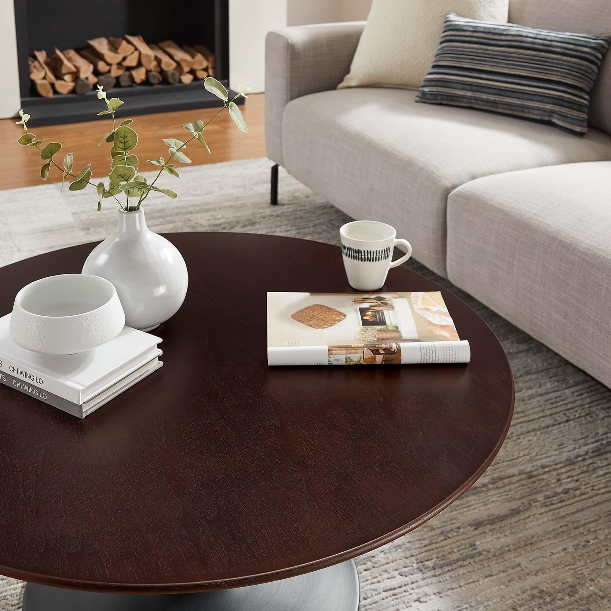 Lippa 36" Round Wood Coffee Table