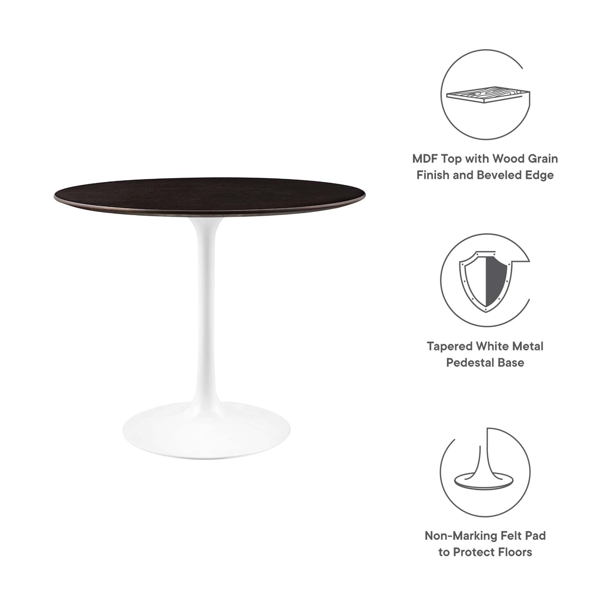 Lippa 36" Round Wood Dining Table