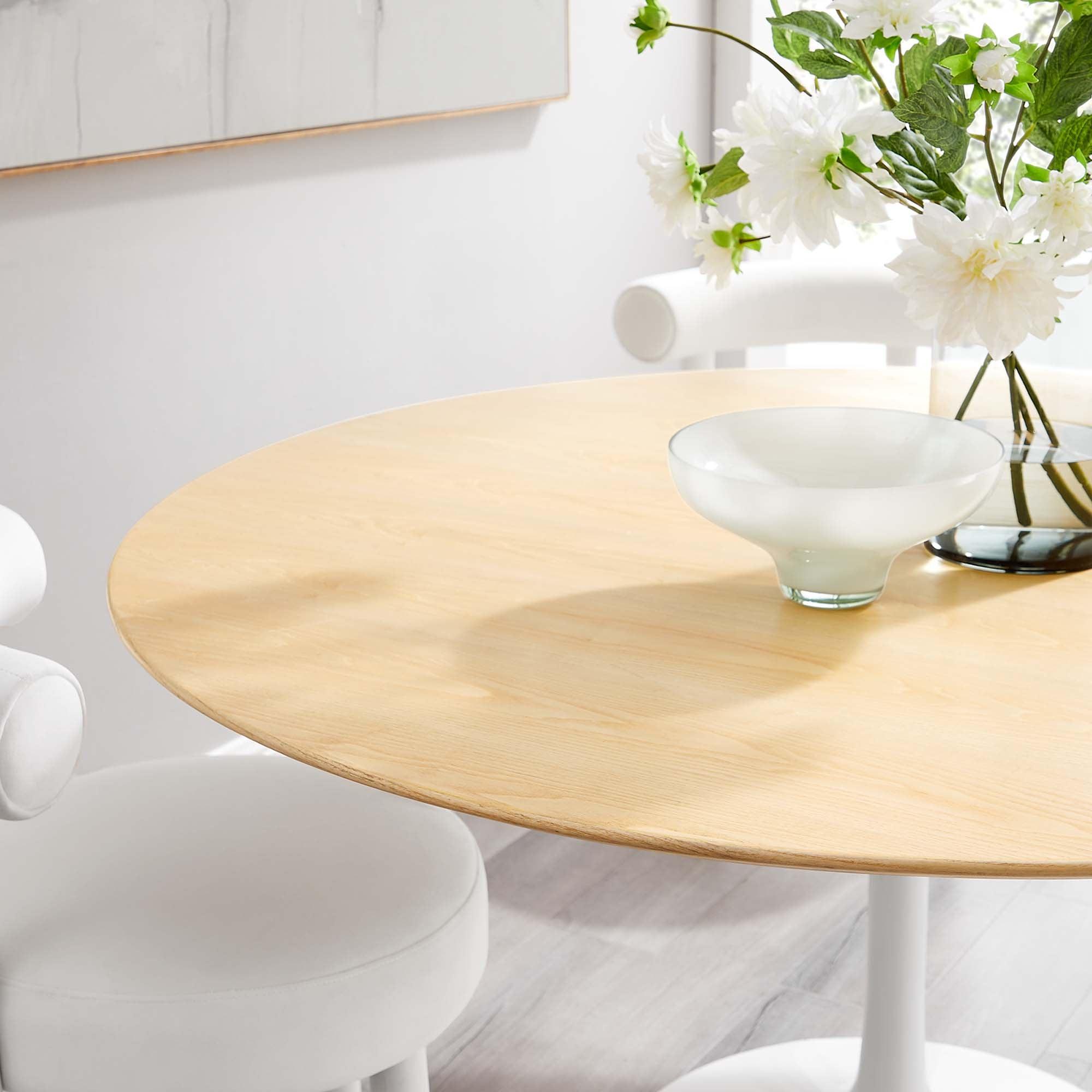 Lippa 60" Round Wood Dining Table