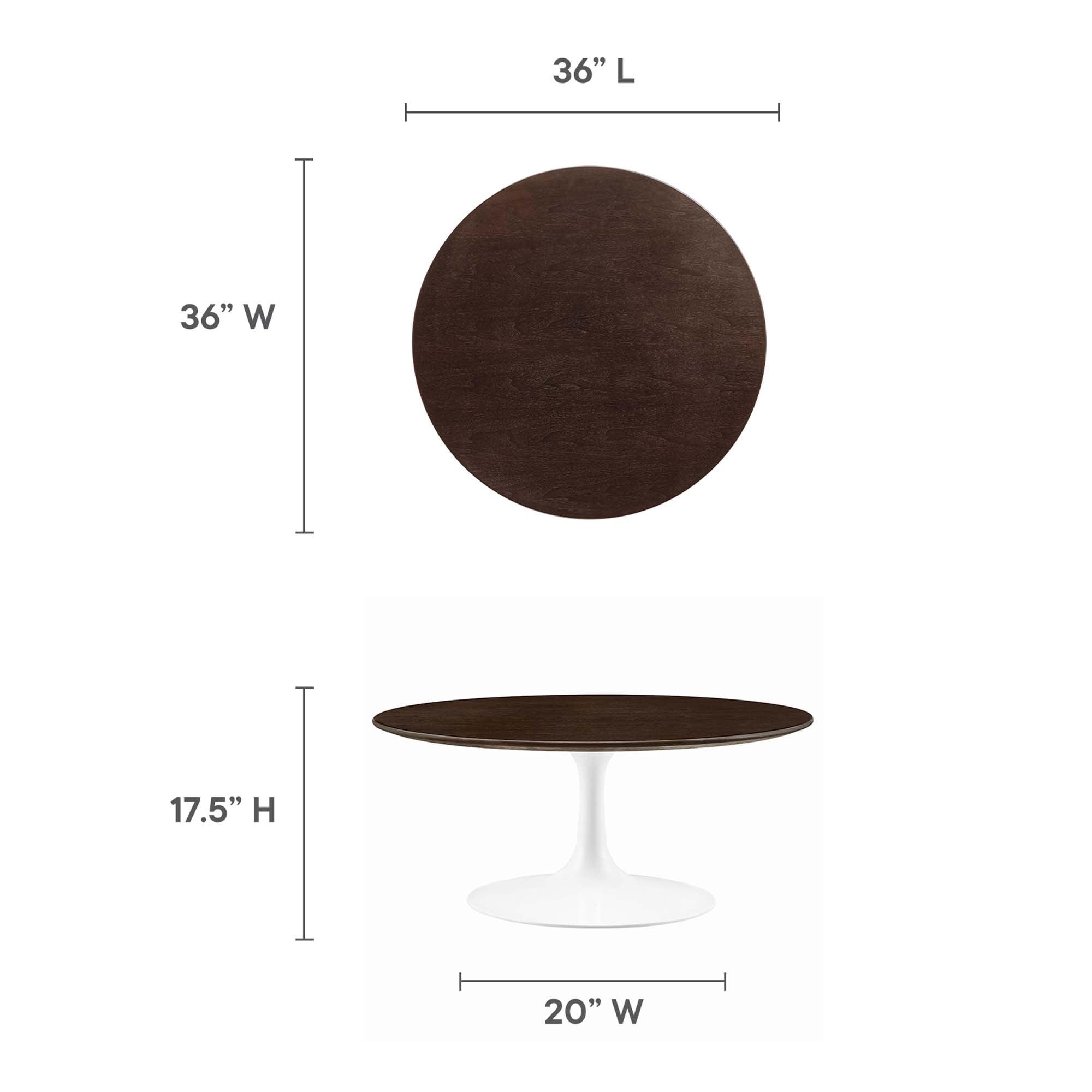 Lippa 36" Round Wood Coffee Table