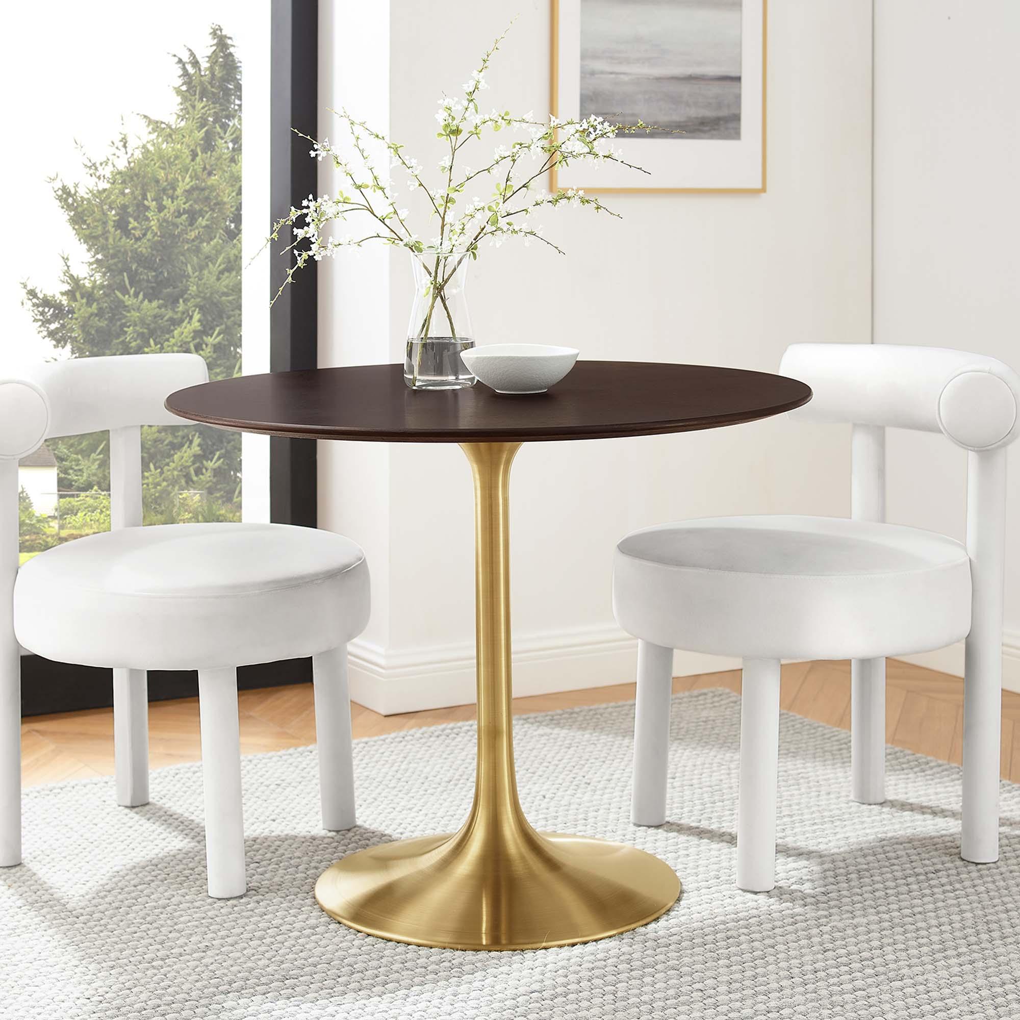 Lippa 36" Round Wood Dining Table