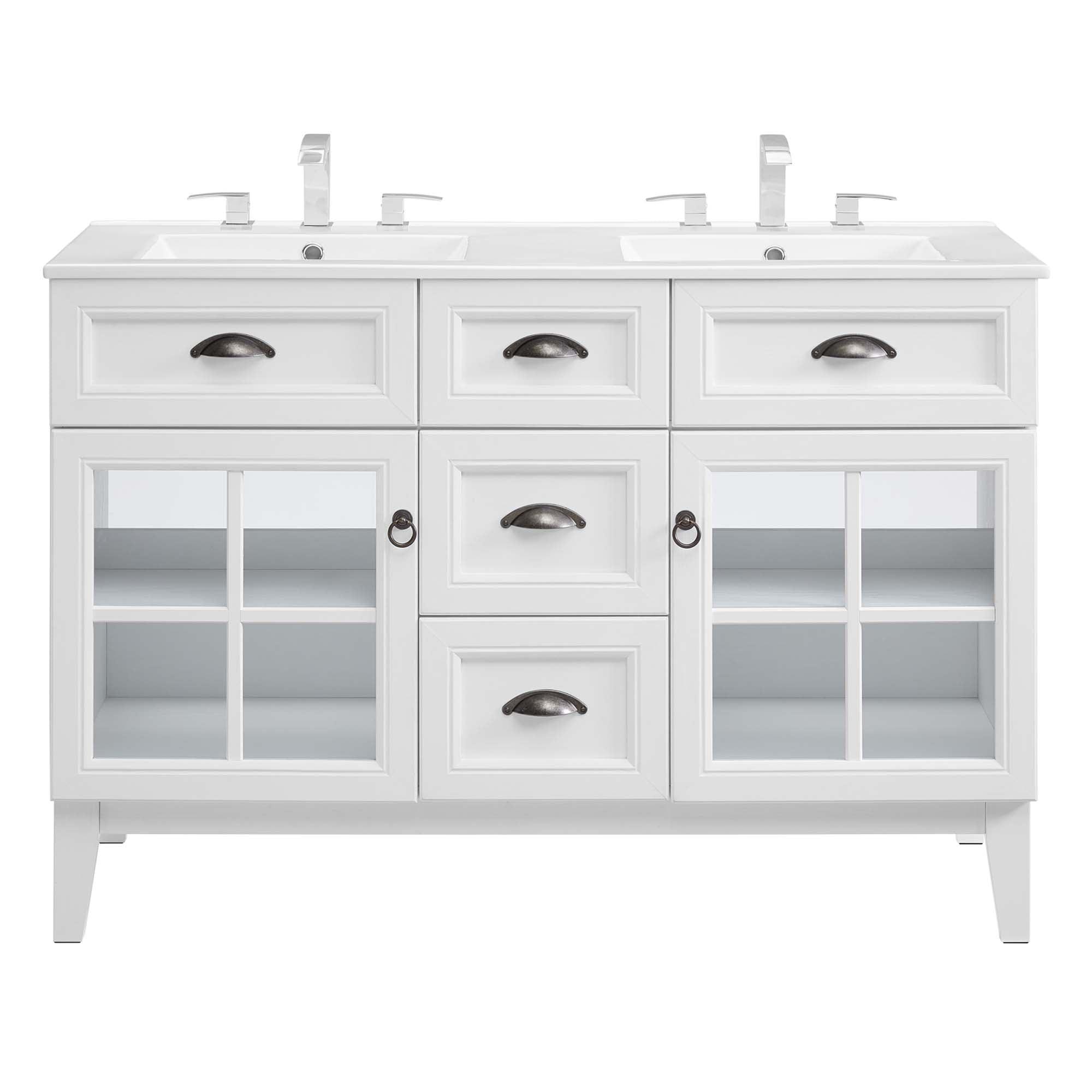 Isle 48" Double Bathroom Vanity Cabinet