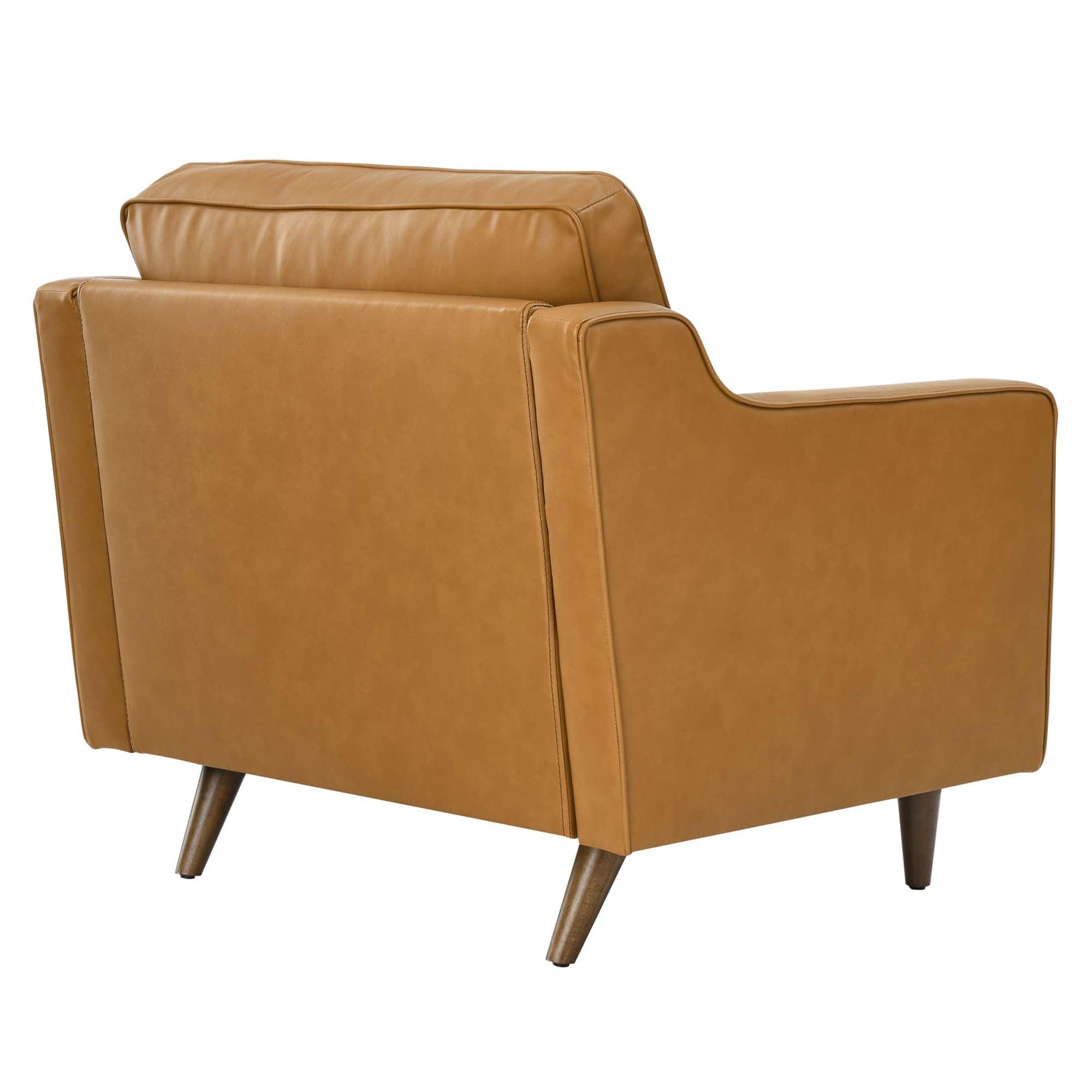 Impart Genuine Leather Armchair