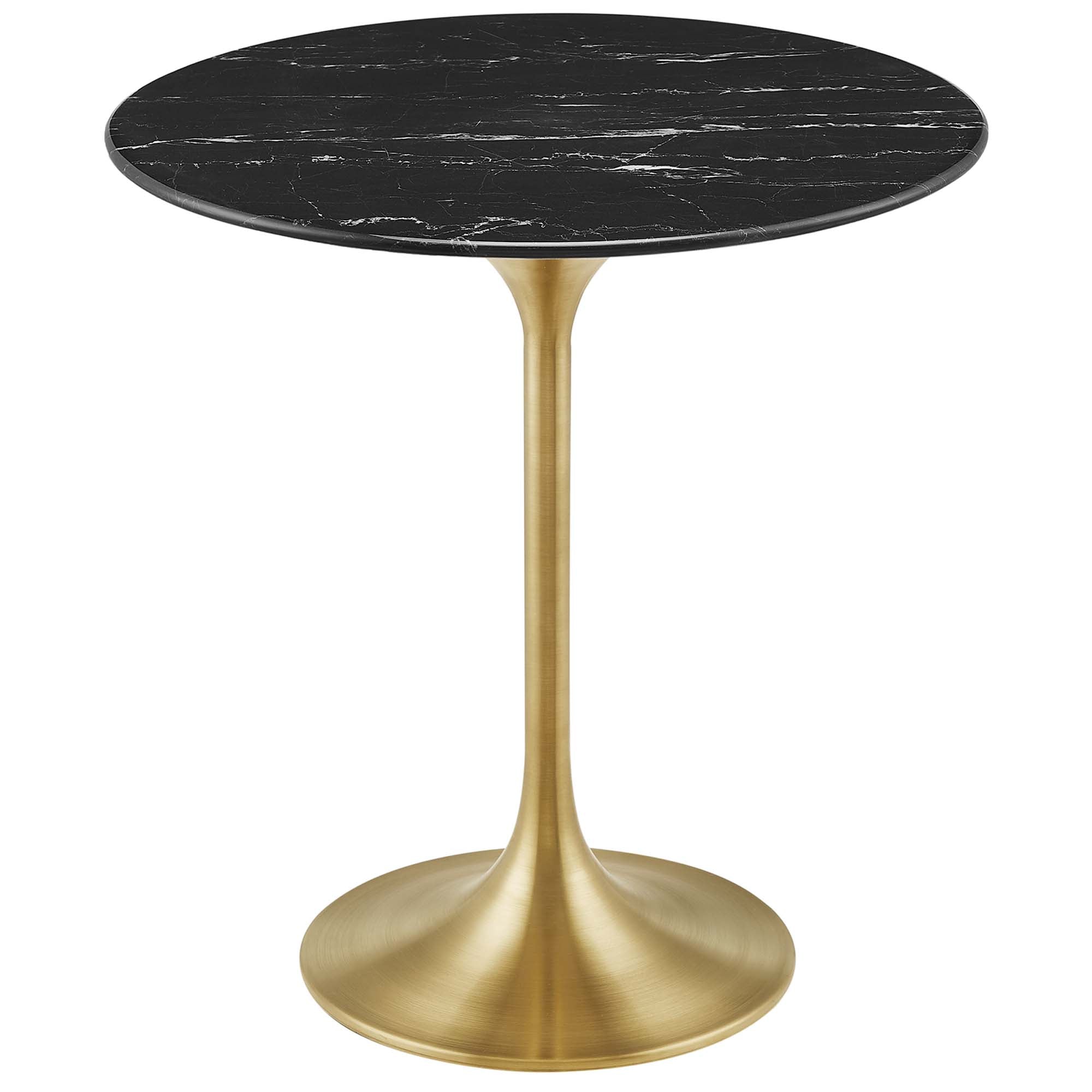 Lippa 20" Round Faux Marble Side Table