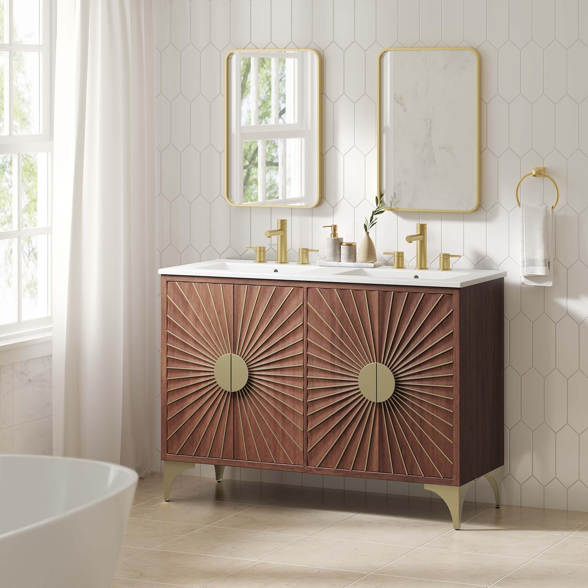 Daylight 48" Double Sink Bathroom Vanity