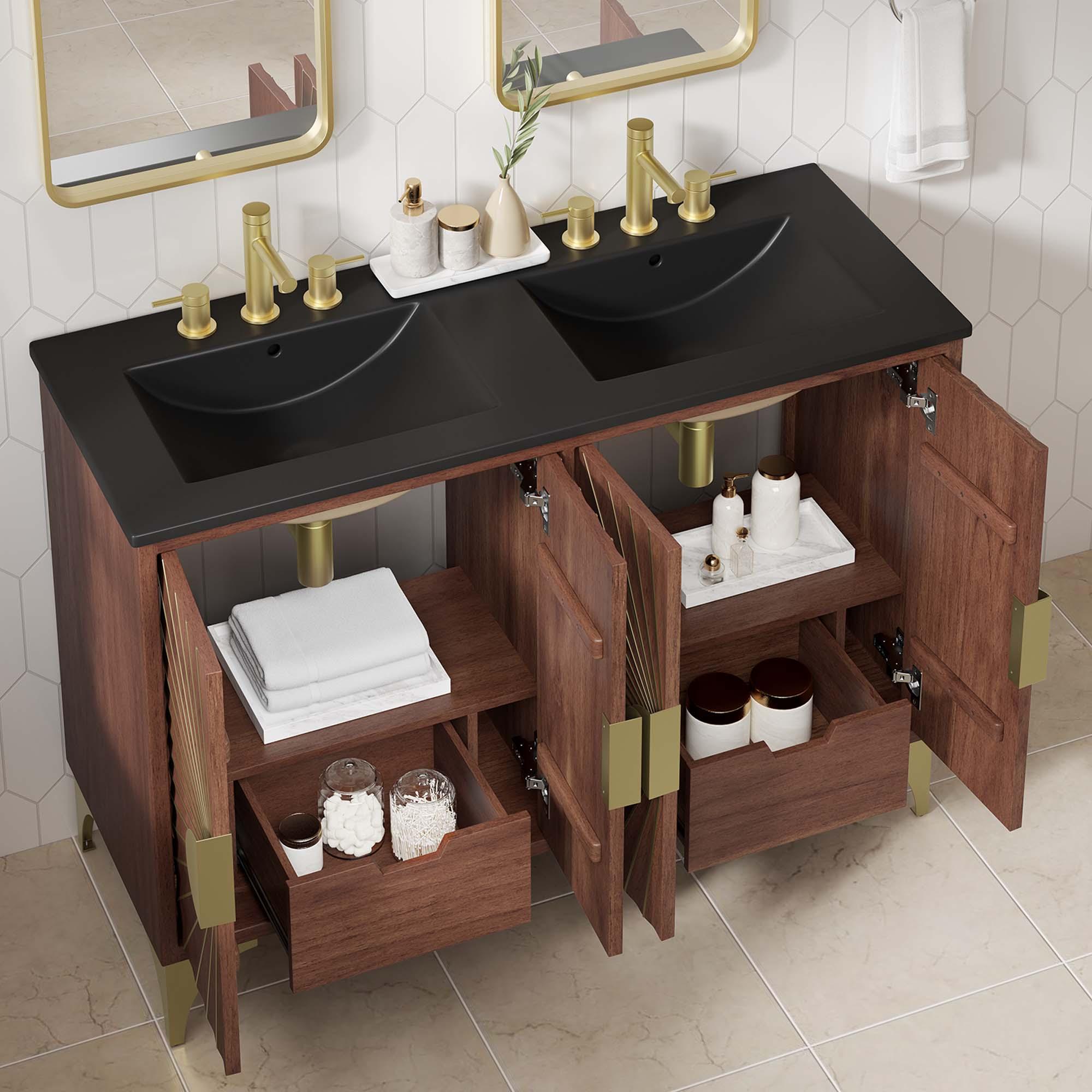 Daylight 48" Double Sink Bathroom Vanity