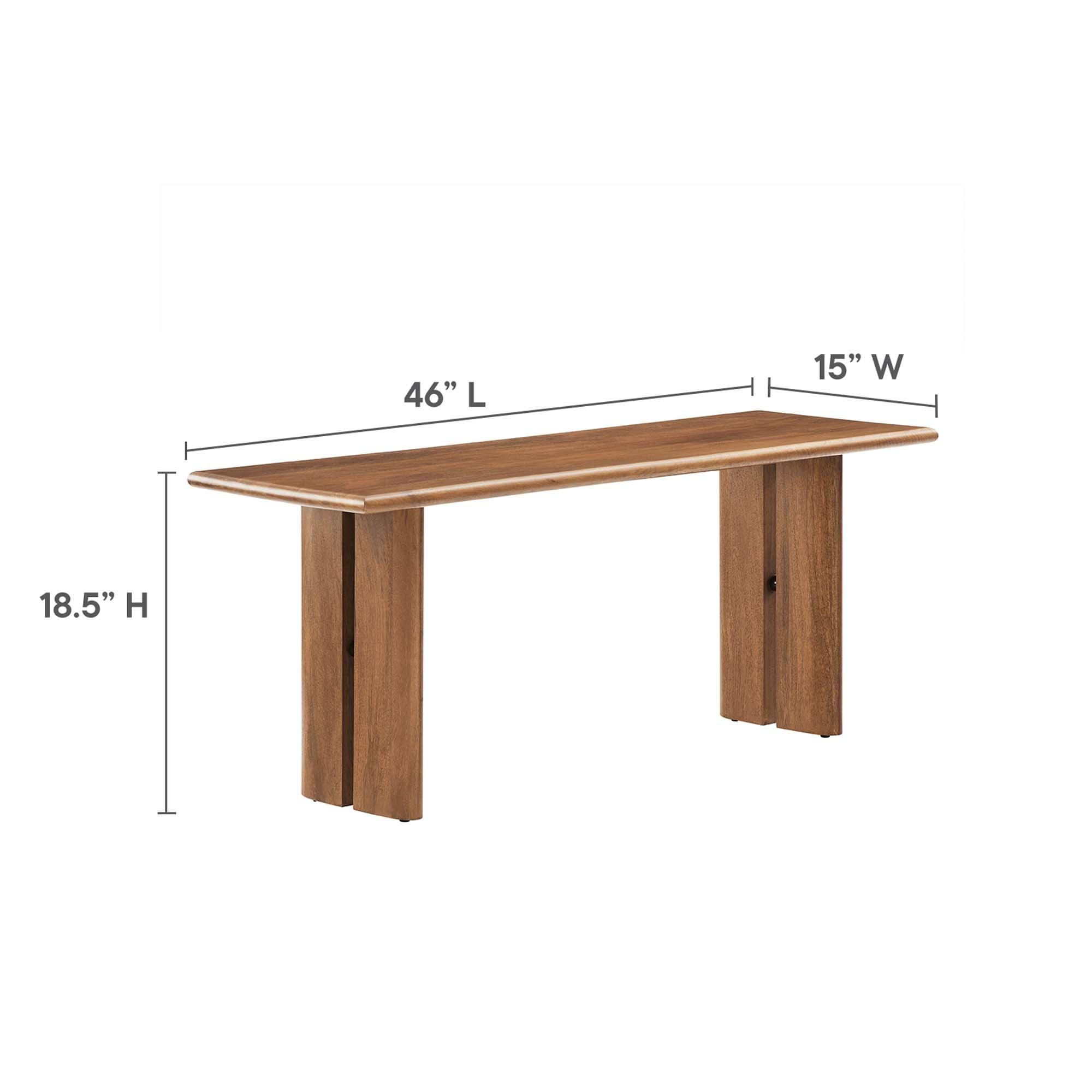 Amistad 46" Wood Bench