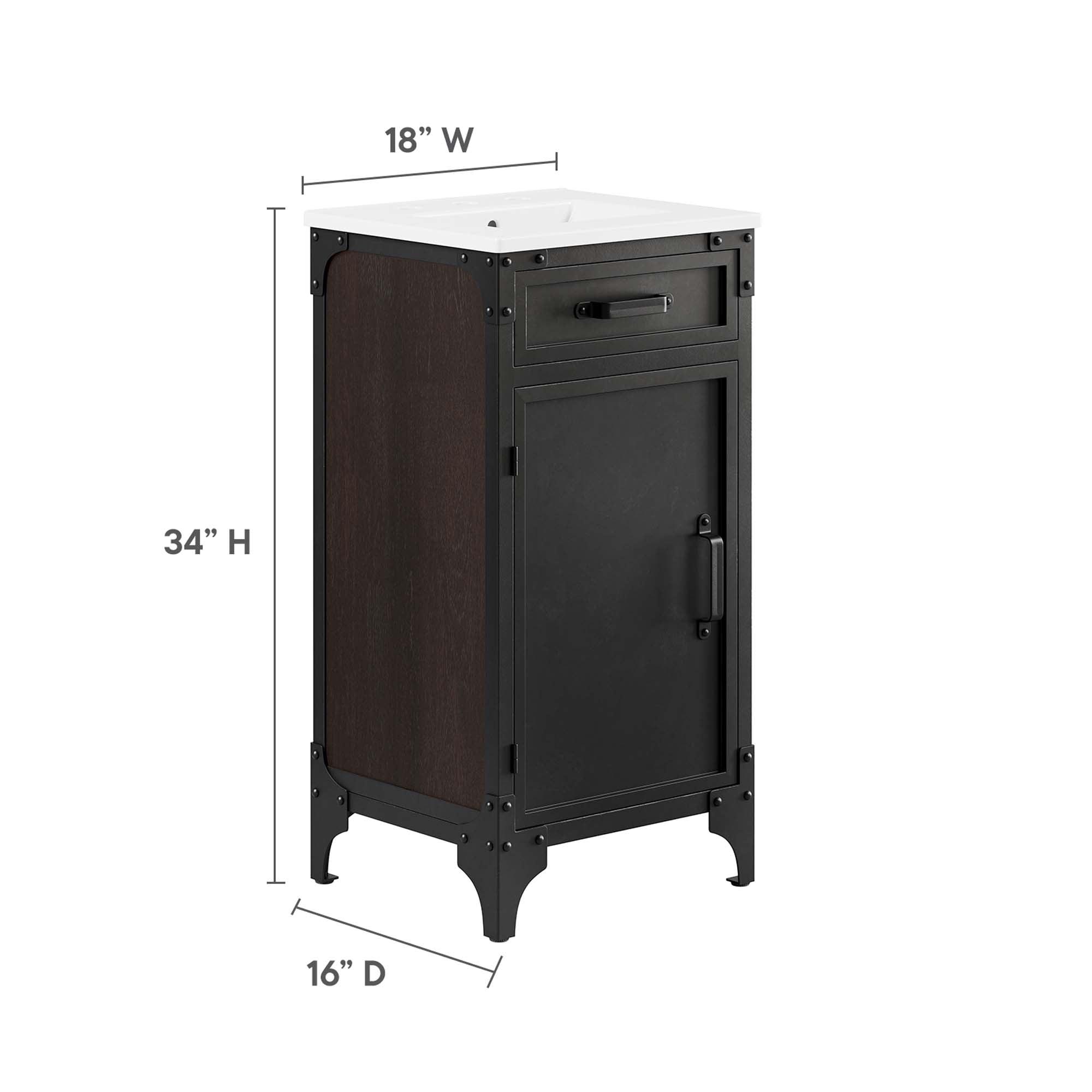 Steamforge 18" Bathroom Vanity