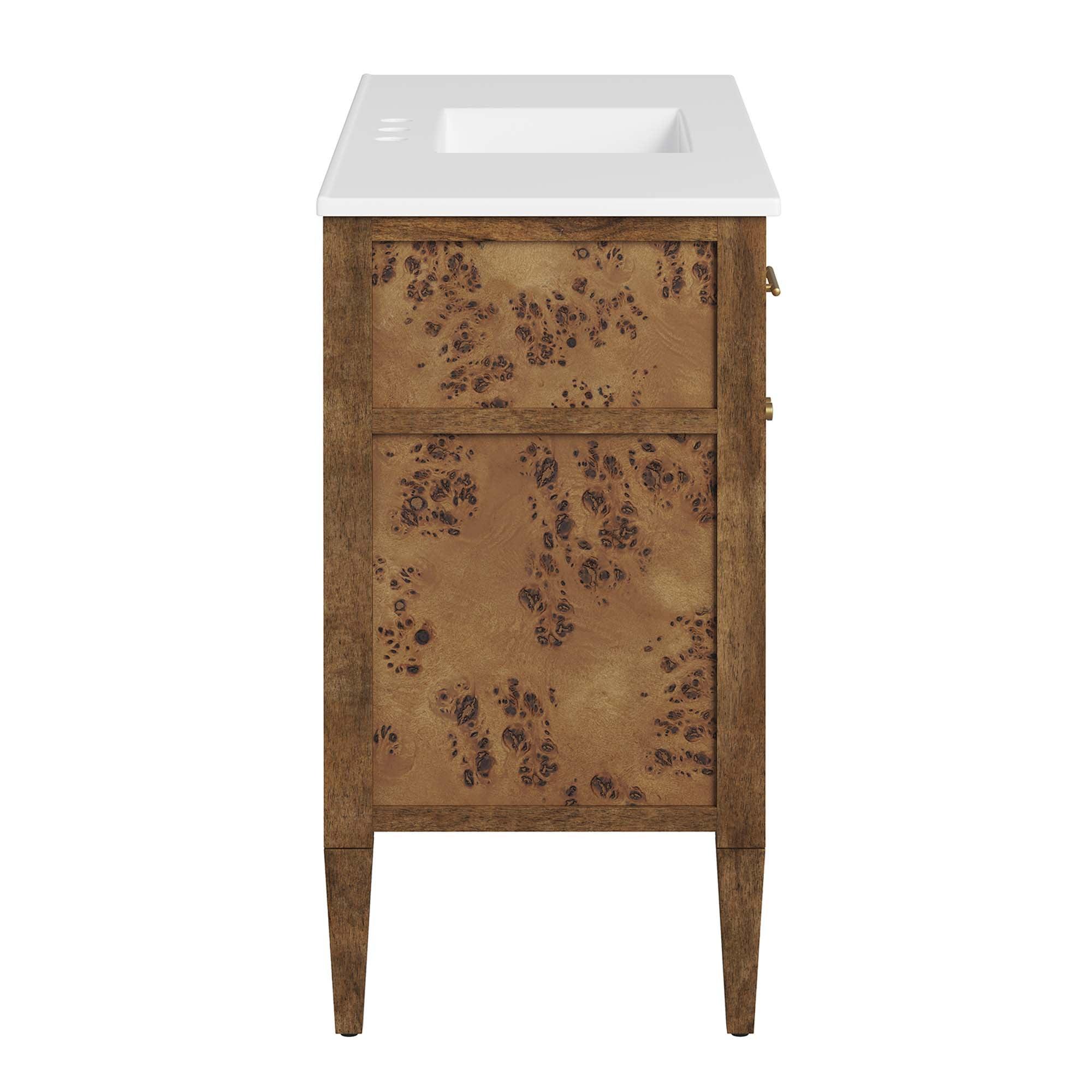 Elysian 48" Wood Single Sink Bathroom Vanity