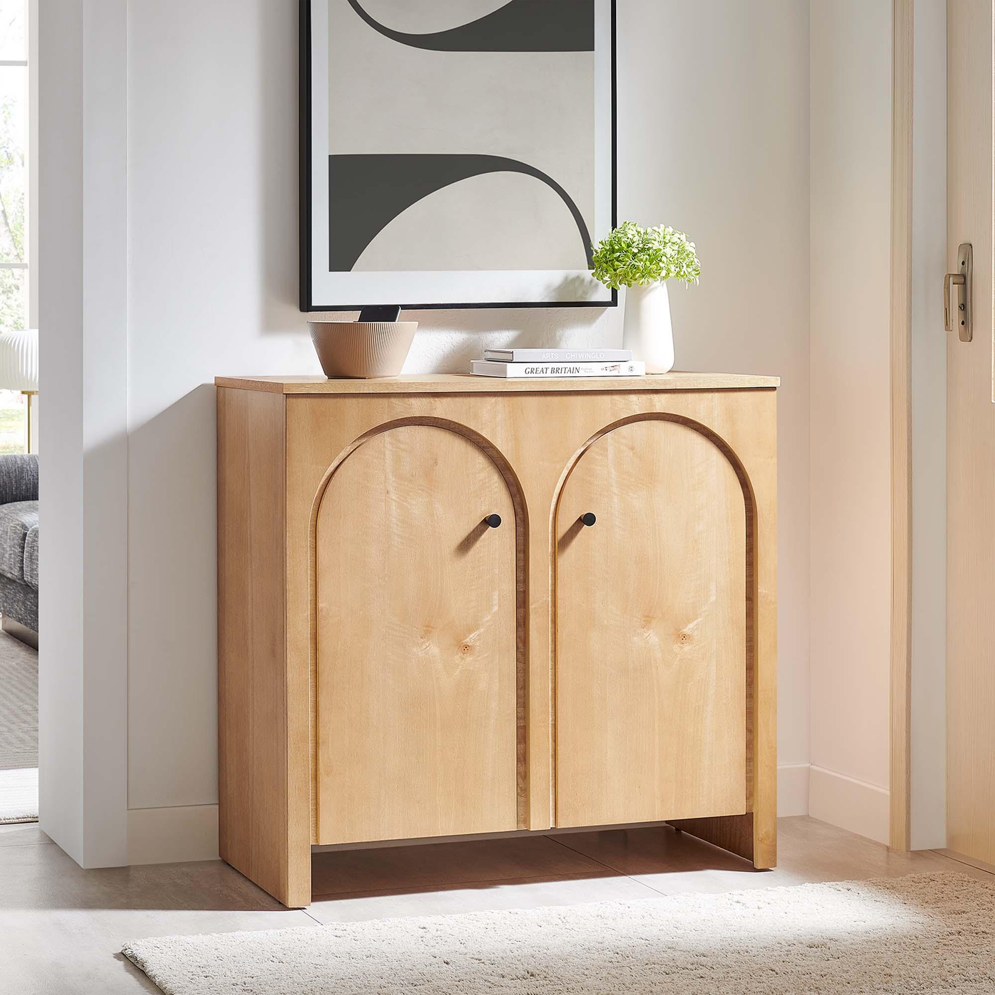 Appia 2-Door Arched Door Storage Cabinet