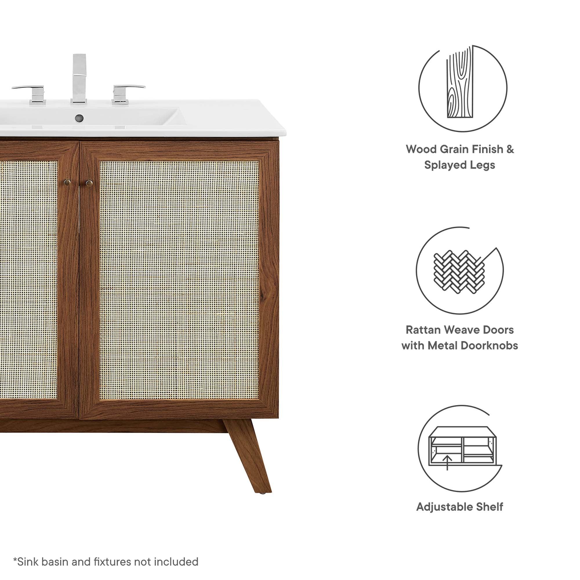 Soma 36” Bathroom Vanity Cabinet (Sink Basin Not Included)