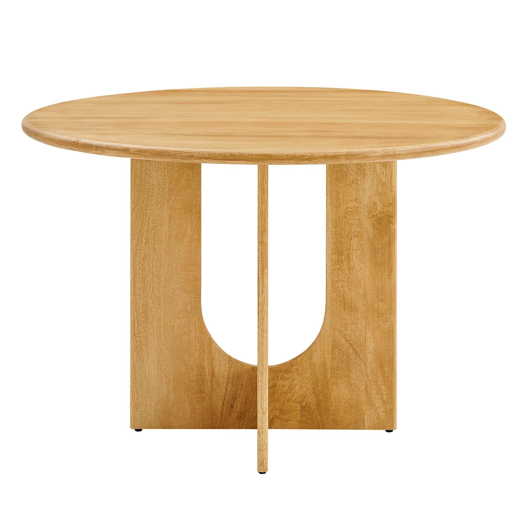 Rivian Round 48" Wood Dining Table