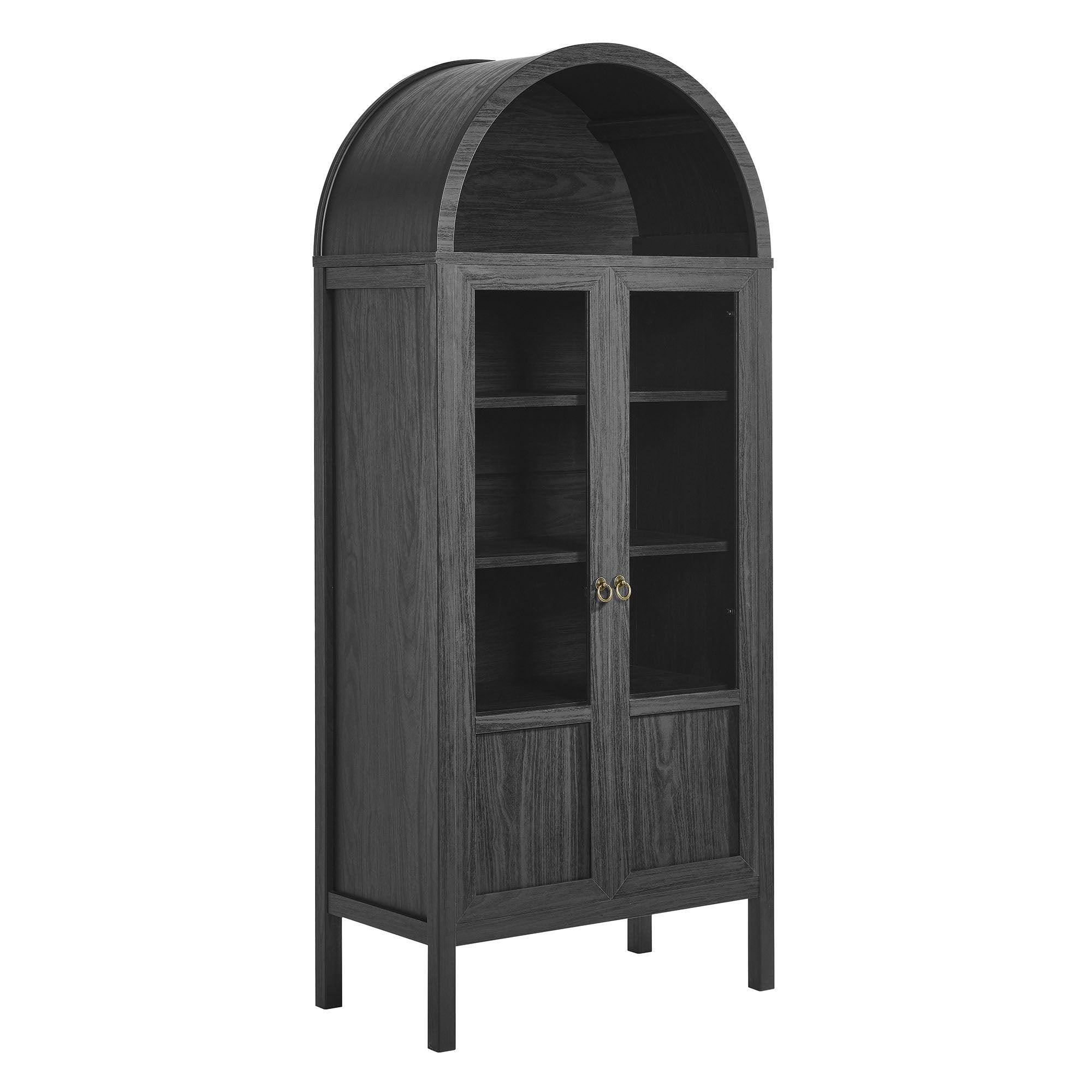 Tessa Tall Arched Storage Display Cabinet