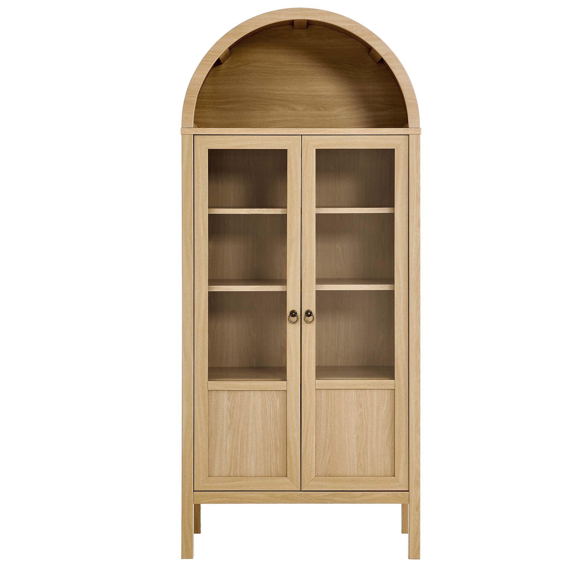 Tessa Tall Arched Storage Display Cabinet