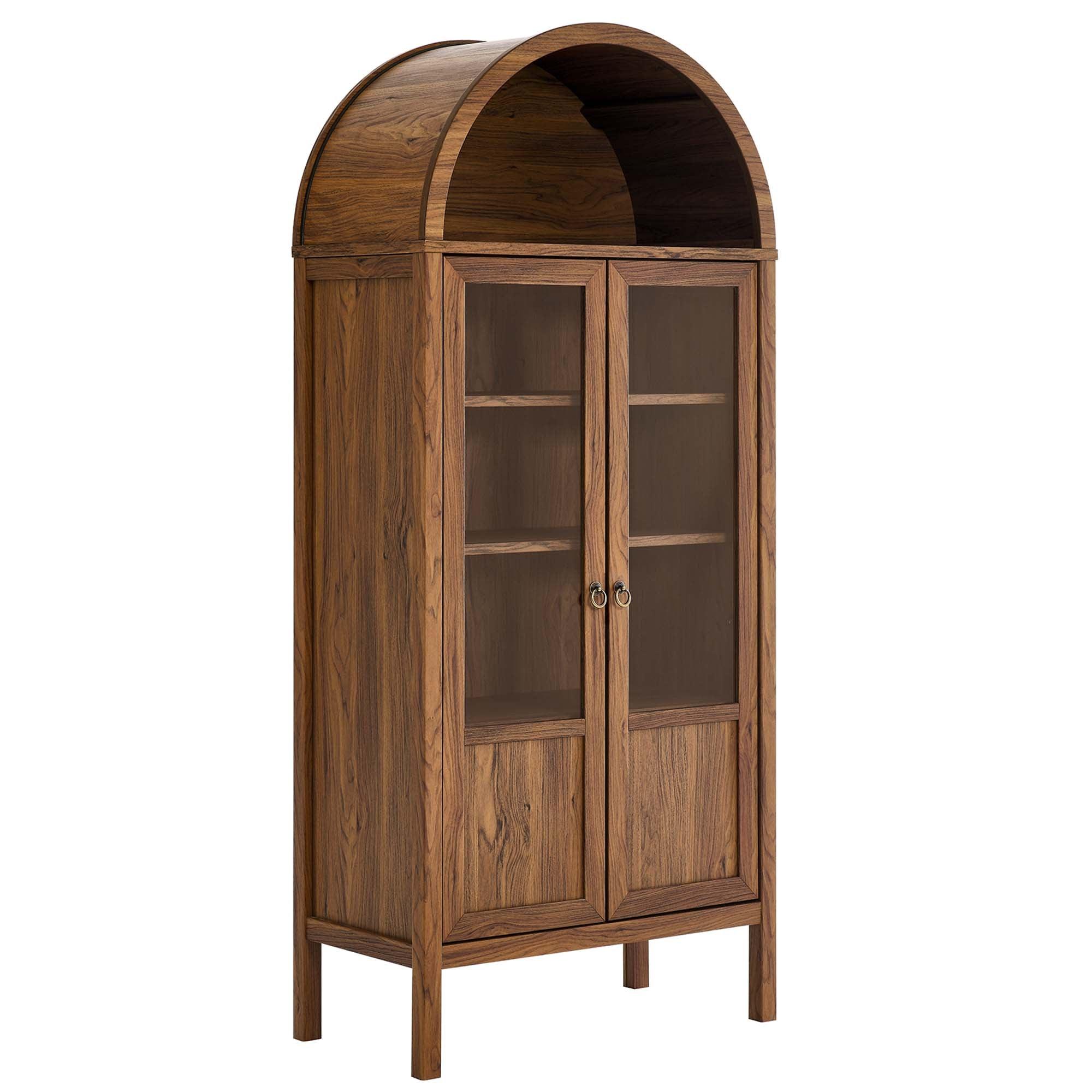 Tessa Tall Arched Storage Display Cabinet