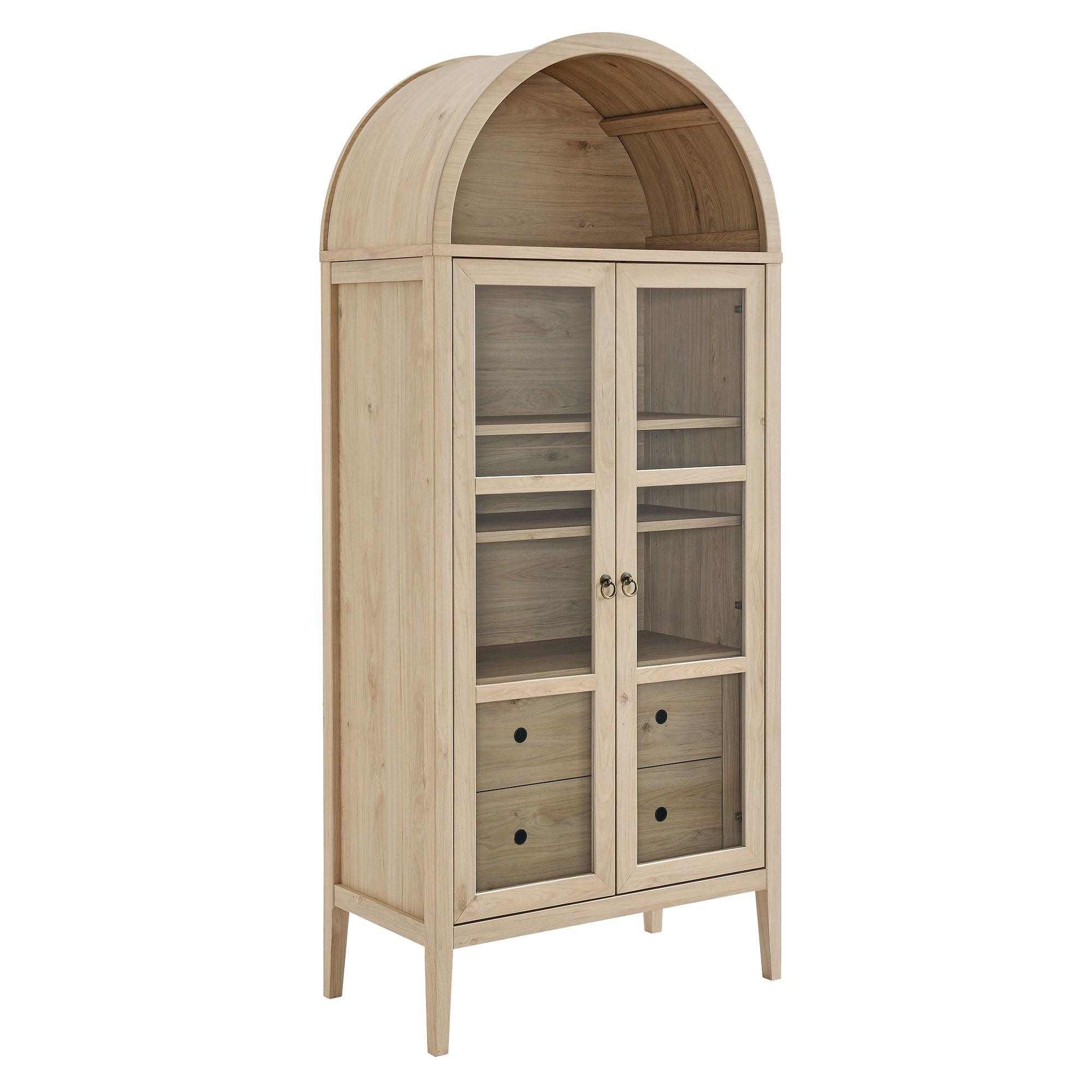 Nolan Tall Arched Storage Display Cabinet