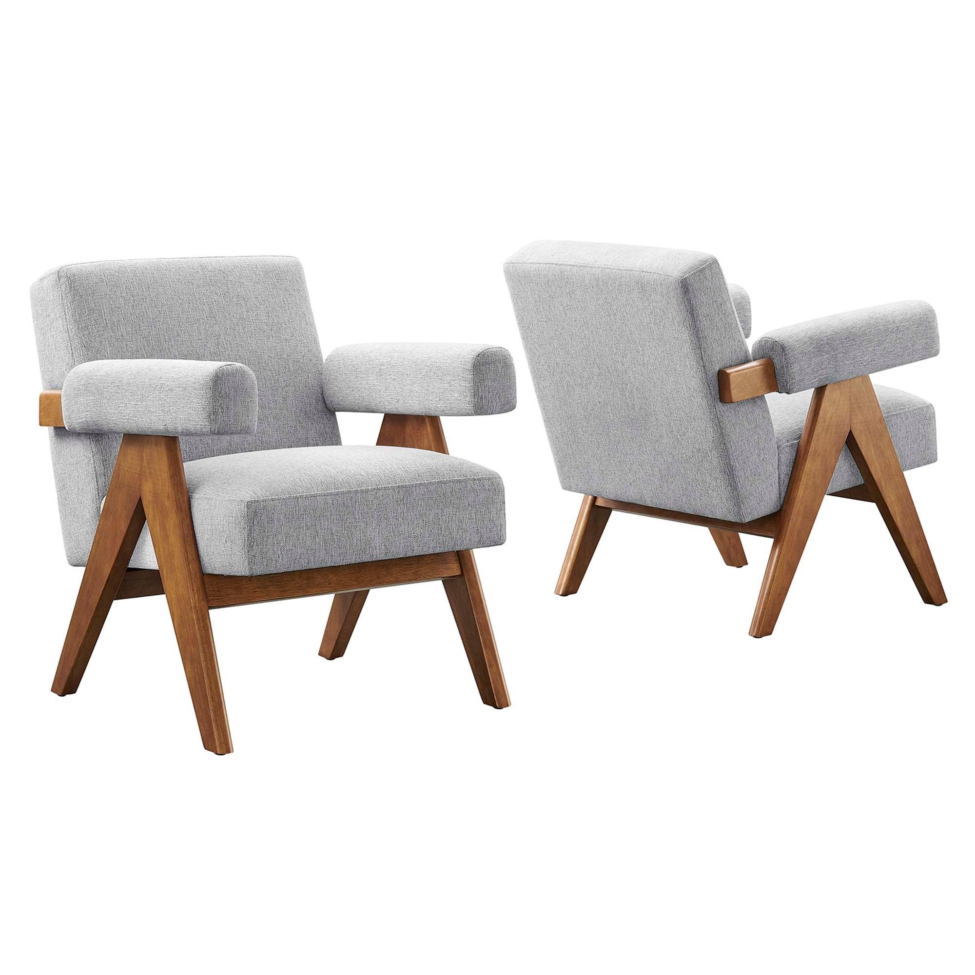 Lyra Fabric Armchair Set of 2