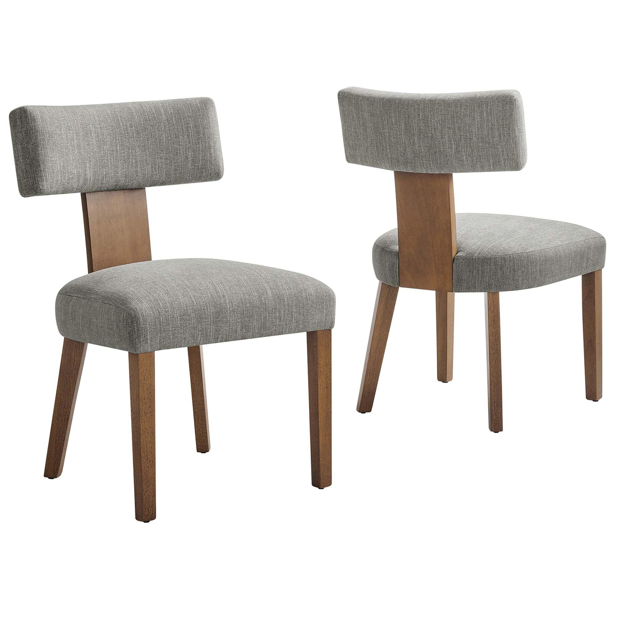 Nalani Fabric Upholstered Dining Chairs Set of 2