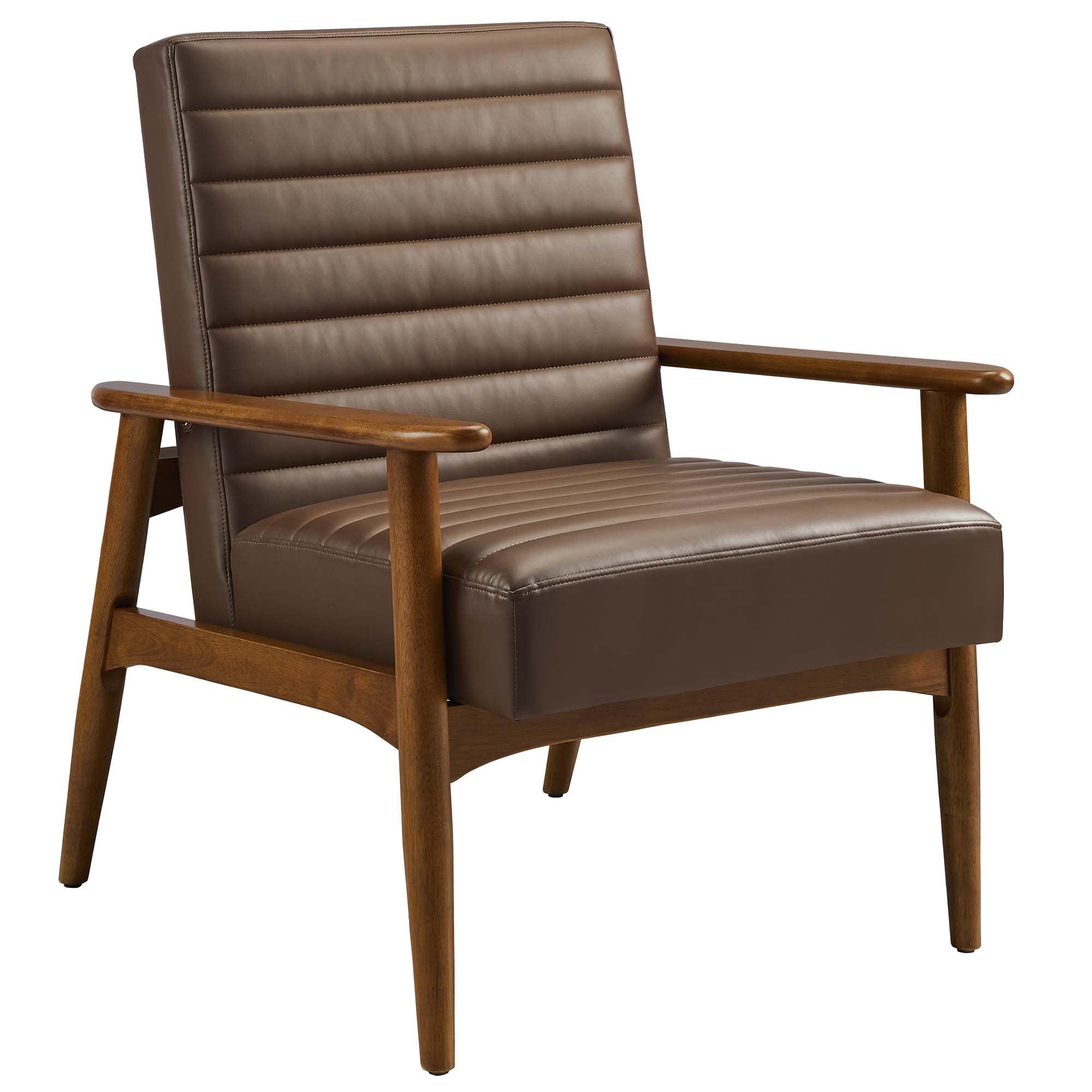 Jensen Vegan Leather Accent Chair