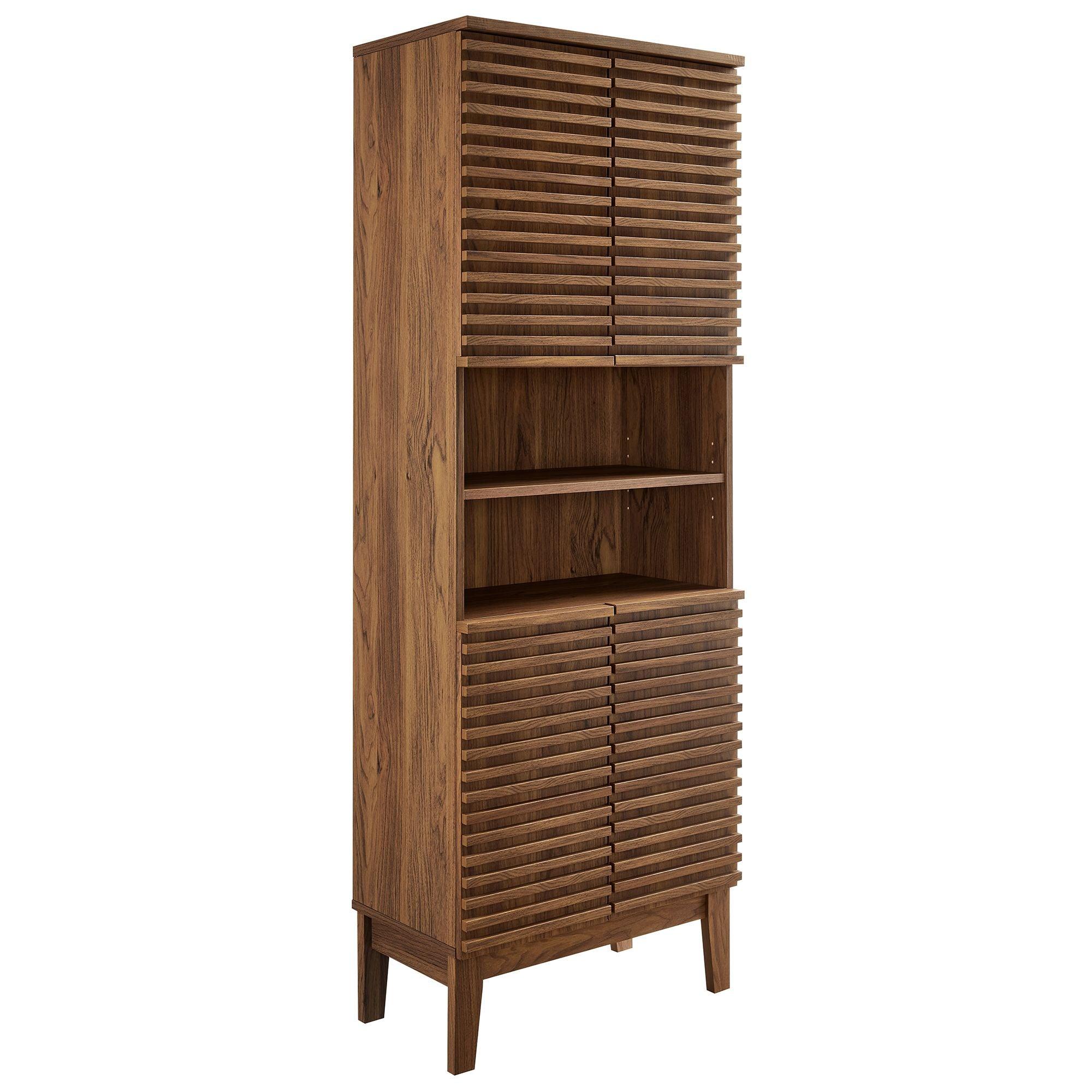 Render Tall Bathroom Storage Cabinet